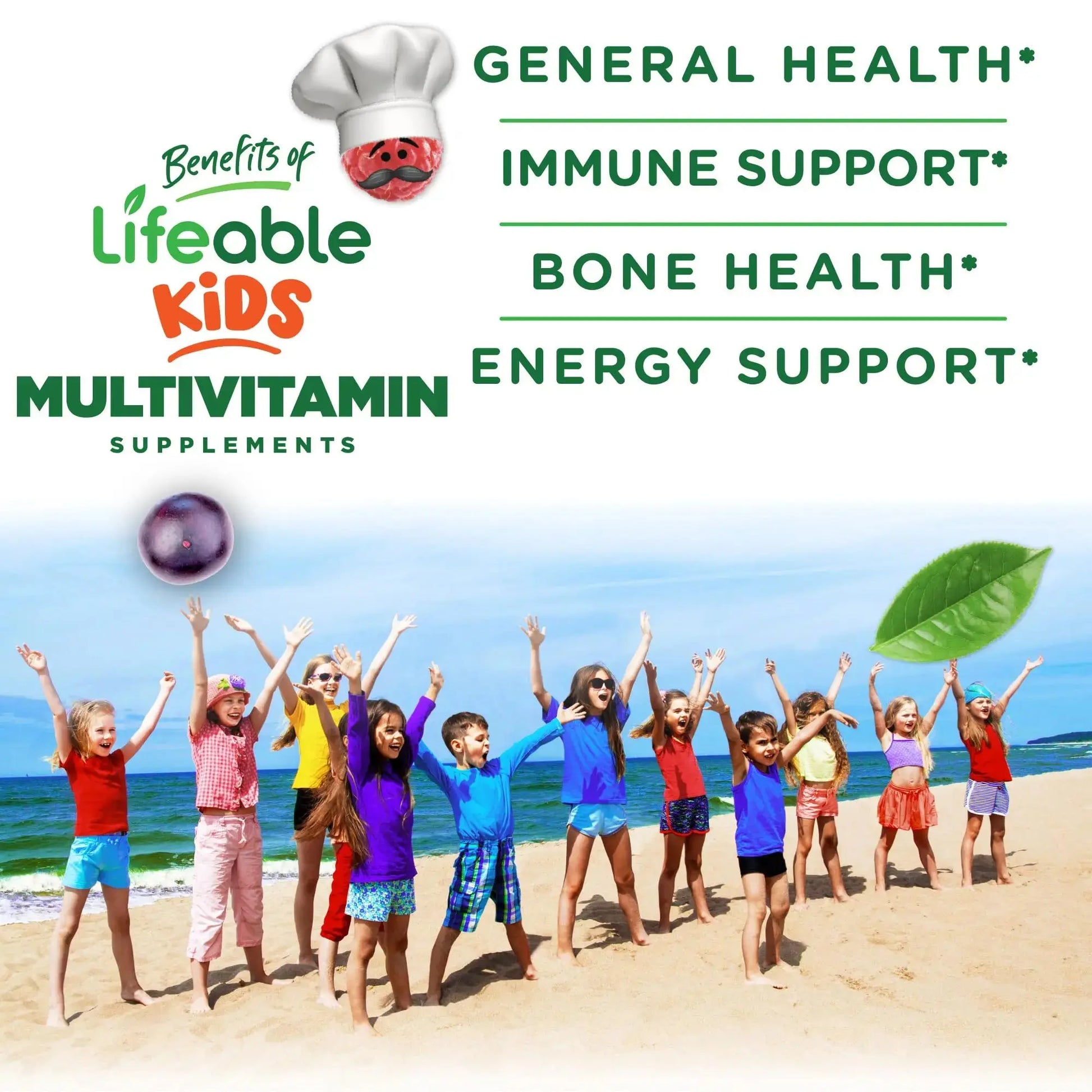 Doctors Finest Multivitamin Gummies for Kids - Vegetarian, GMO-Free & Gluten Free - Great Tasting Fruit Flavors Pectin Chews - 120 Jellies Doctors Orders Au supplements