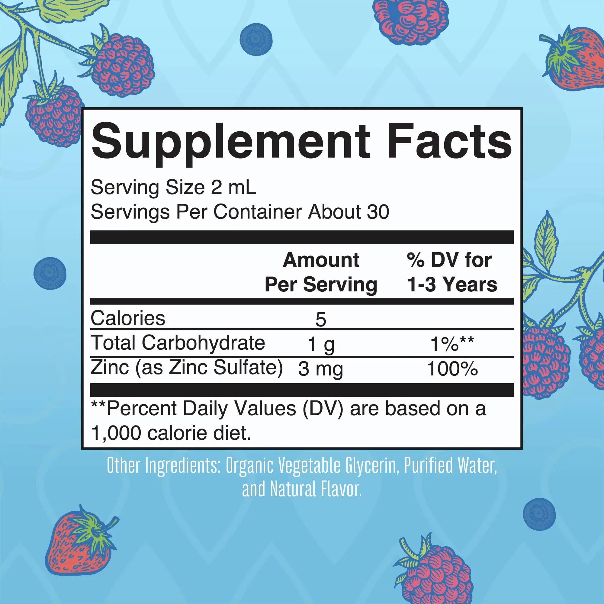 MaryRuth Organics USDA Toddler Liquid Drops | Zinc Sulfate | Immune Support Supplement| Skin Health | Vegan | Formulated for Ages 1-3 | Delicious Berry Flavor | 1 Month Supply | 2 Fl Oz MARYRUTH'S Au supplements