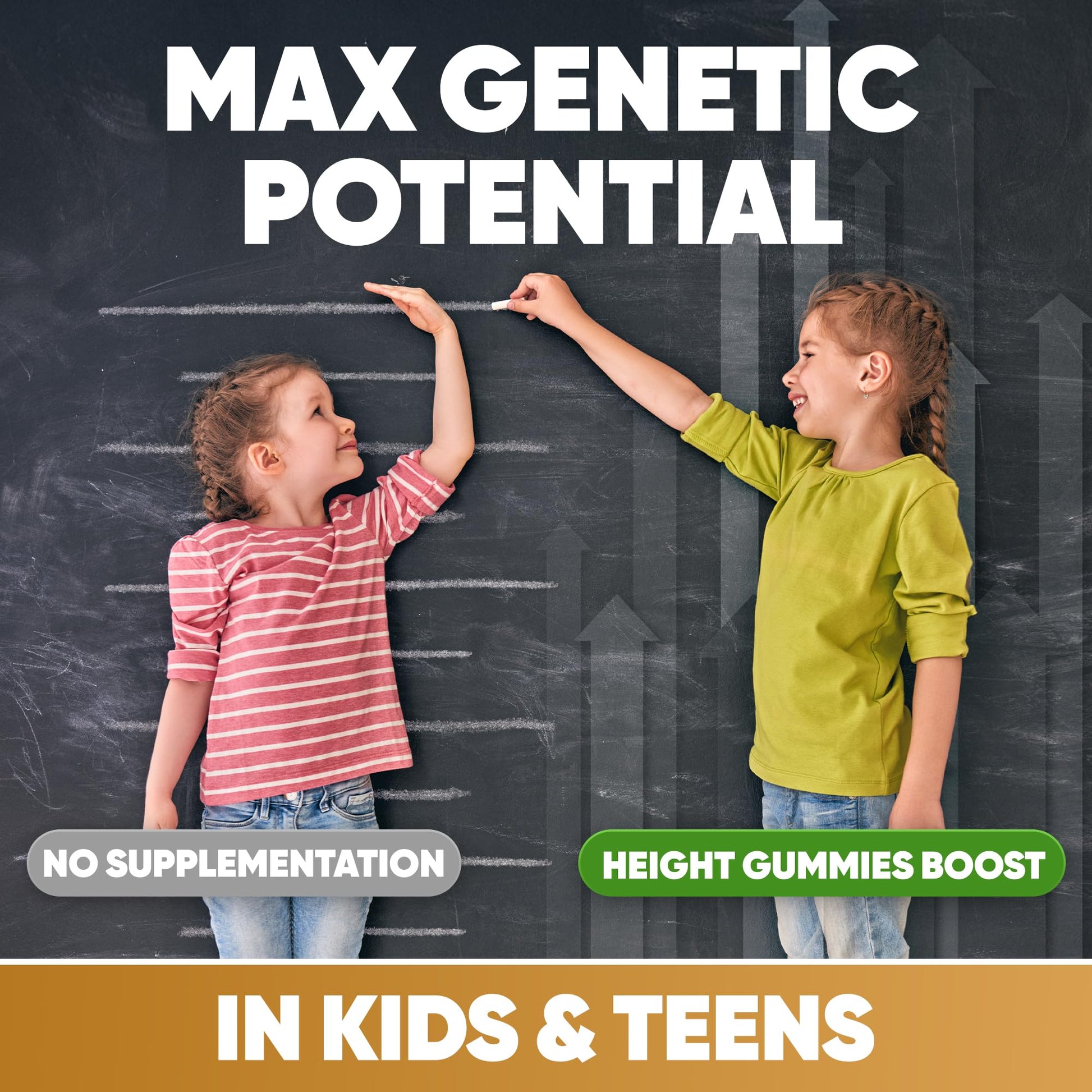 Height Growth Increase Vitamin Gummies, Calcium 100mg, Magnesium Glycinate 30mg, Zinc, Ashwagandha, Vitamin K2 D3 25mg Grow Tall Maximizer Supplement, Multivitamin for Kids, Teens Boy & Girl, Adults HighSpot Au supplements