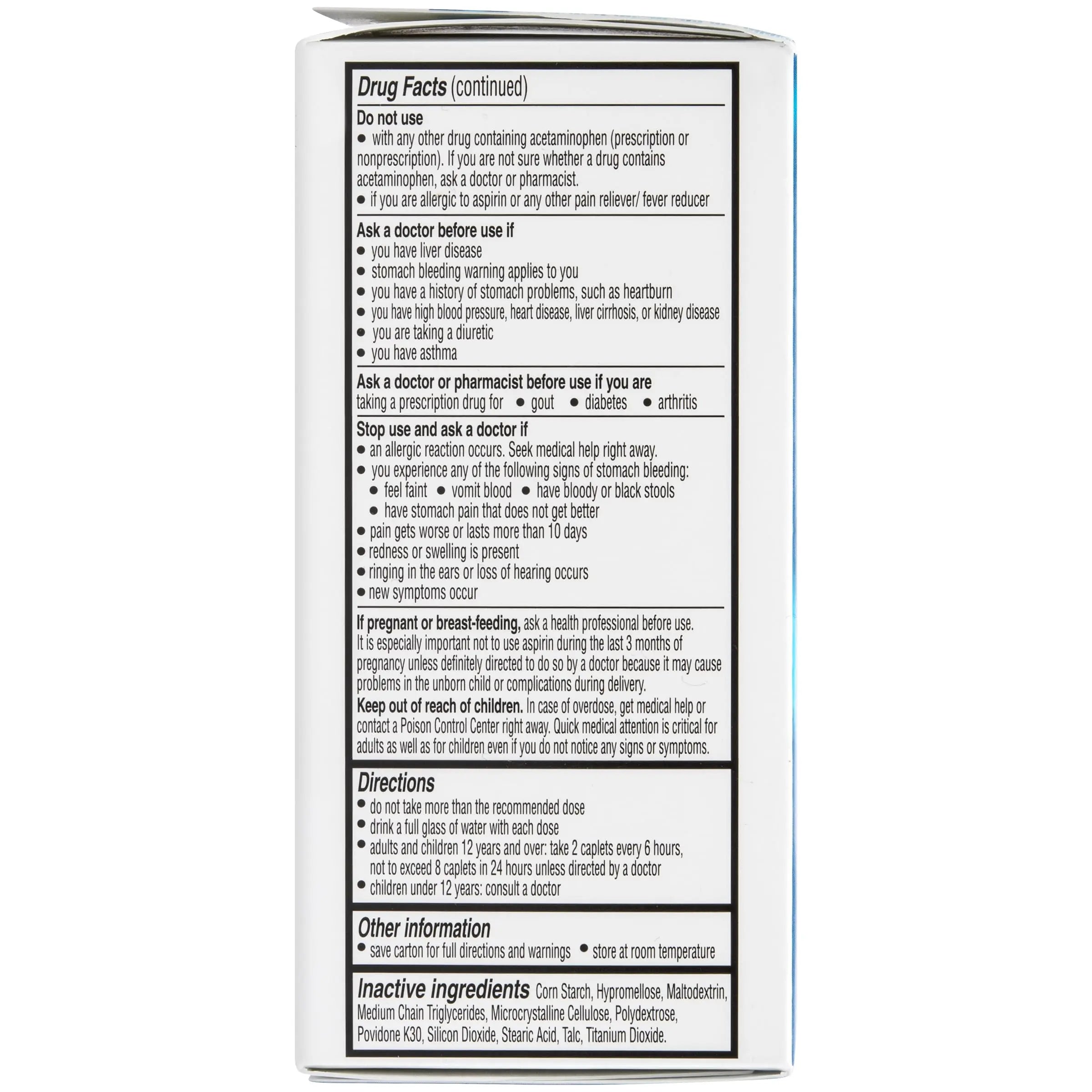 Vanquish Headache Relief, Acetaminophen, Aspirin, Caffeine, 100 Caplets, Packaging May Vary Vanquish Au supplements