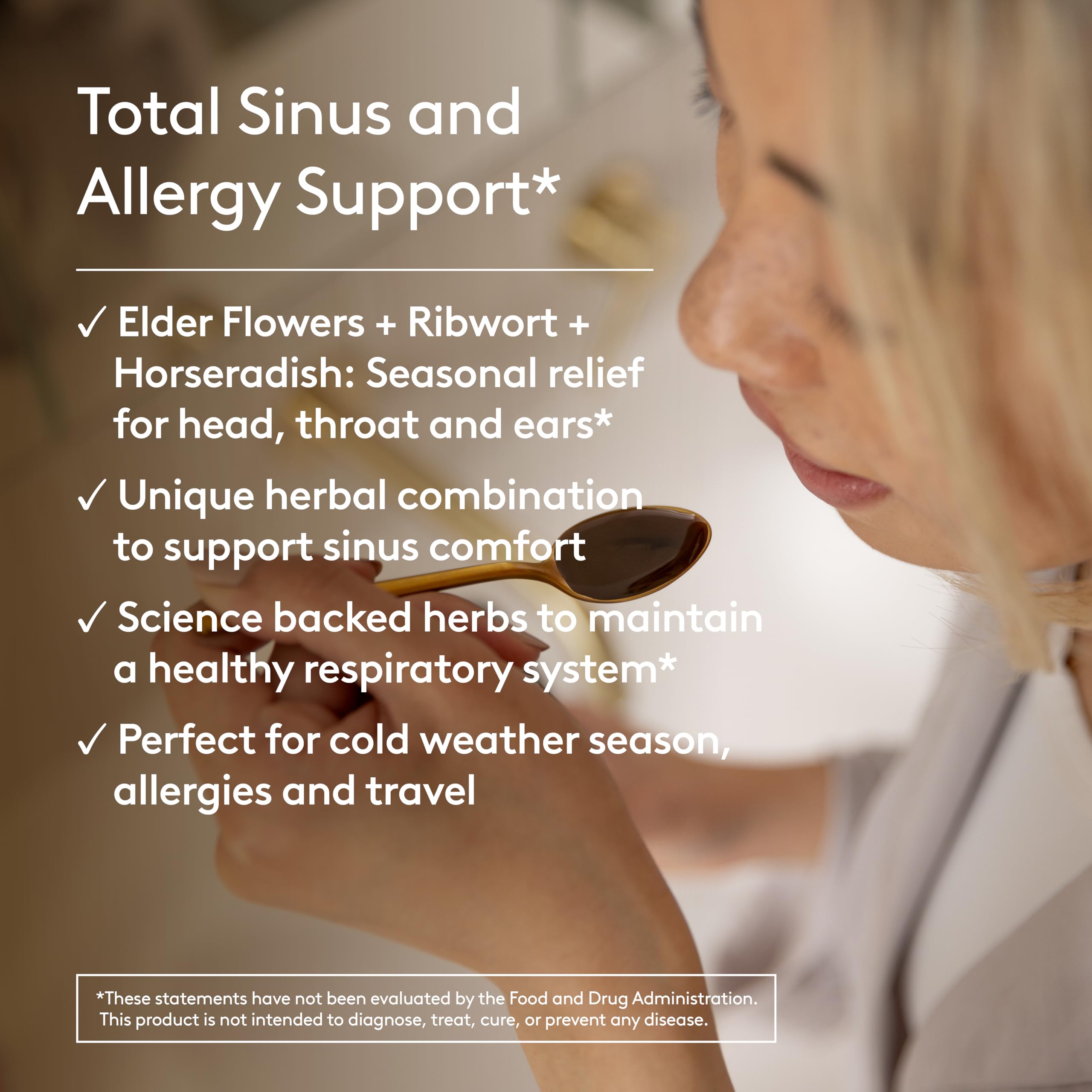 Harker Herbals Sinus Ease Syrup, Herbal Nasal Care for Runny Nose, Sinus Pressure, High Absorption, Herbal Flavor, Plant-Based - 6.7 Fl oz (40 Servings) Harker Herbals Au supplements