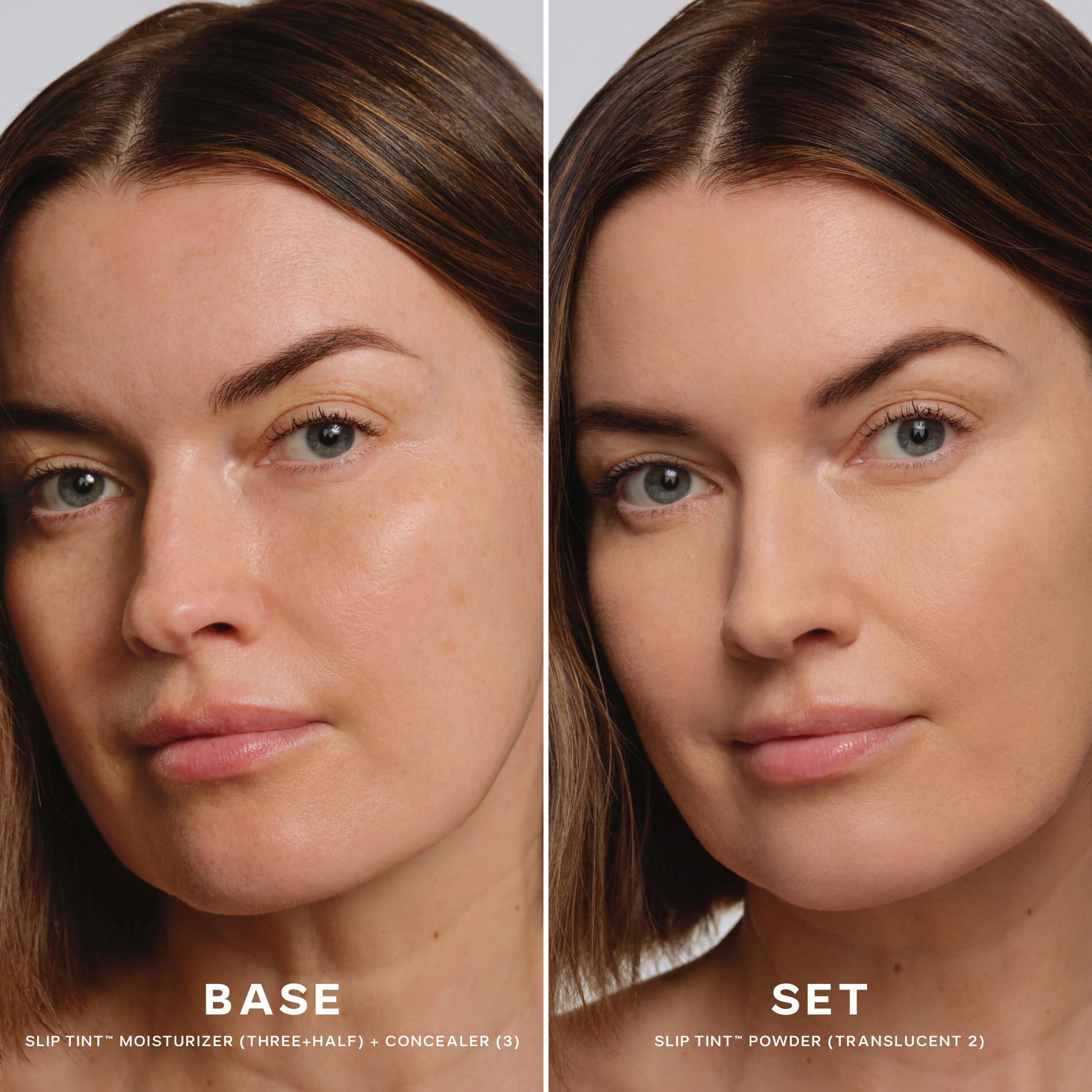 Saie Slip Tint Baked Setting Powder - Translucent Powder for Face Makeup with a Natural-Radiant Finish - Blurs, Brightens & Smooths Complexion - Translucent 2 - Light to Medium (0.24 oz) Saie Au supplements