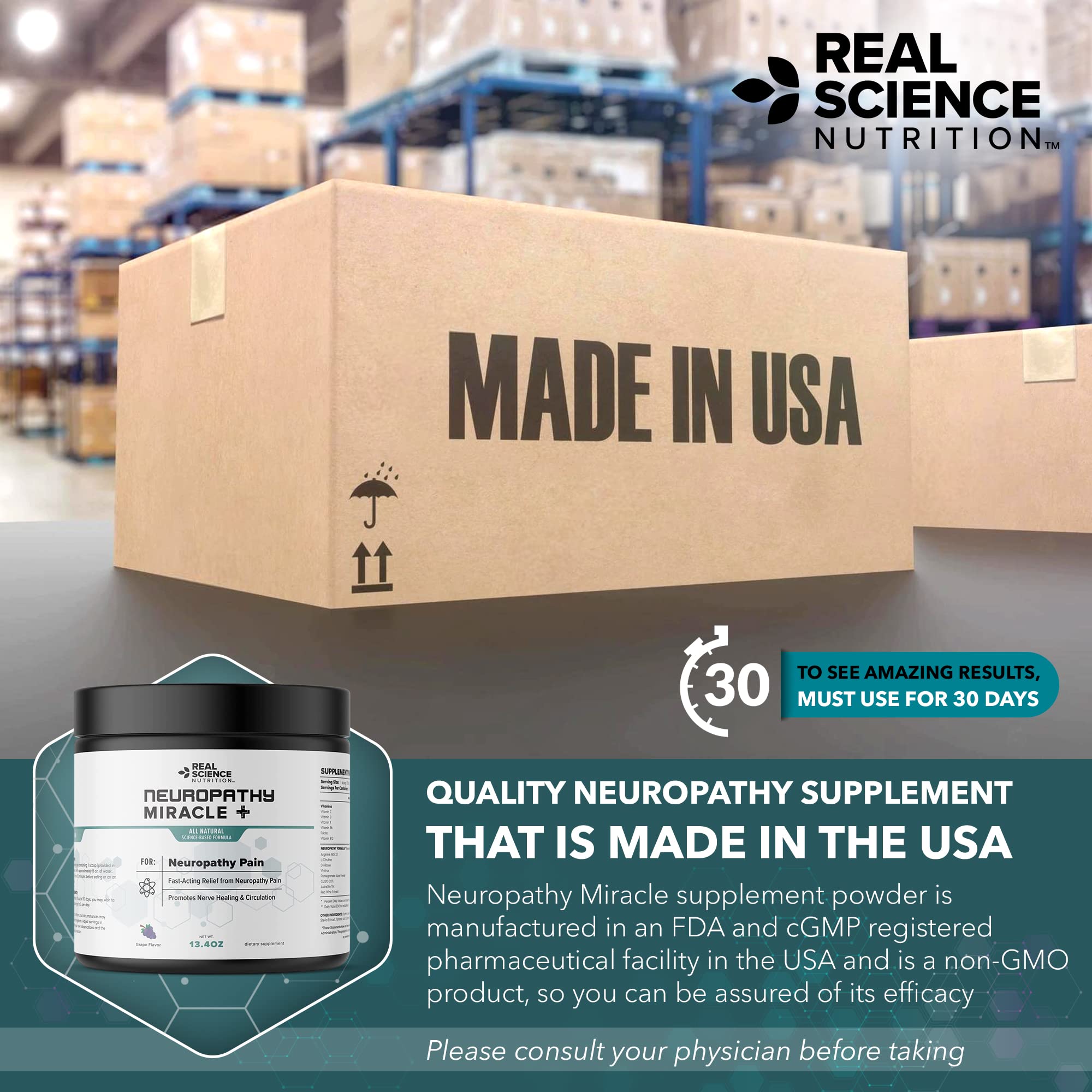 Real Science Nutrition Offers Neuropathy Miracle a Natural Powder Supplement to Improve Circulation and Provide Relief for Neuropathy Real Science Nutrition Au supplements