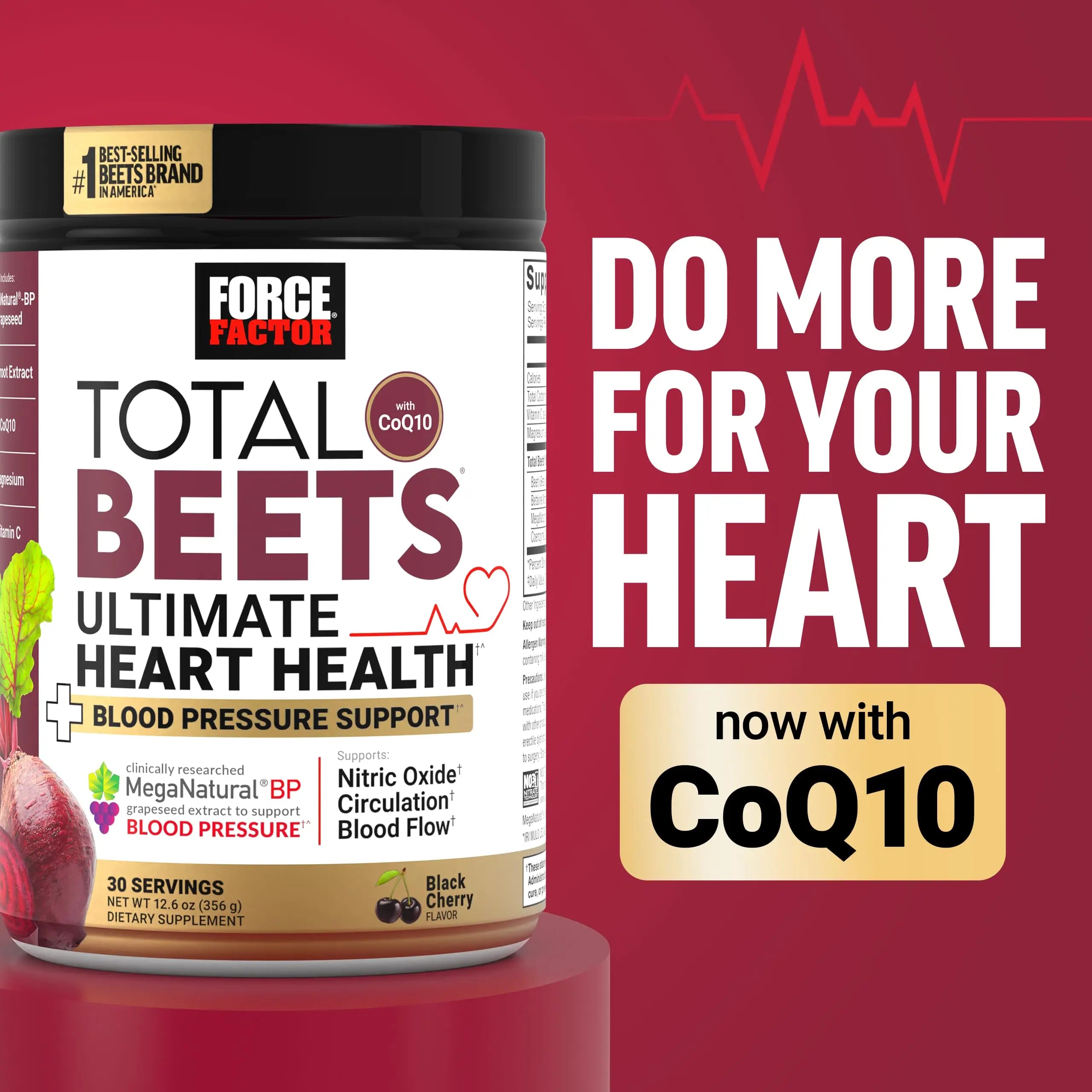 Force Factor Total Beets Drink Mix Superfood Powder with Nitrates to Support Circulation, Blood Flow, Nitric Oxide, Energy, Endurance, and Stamina Force Factor Au supplements