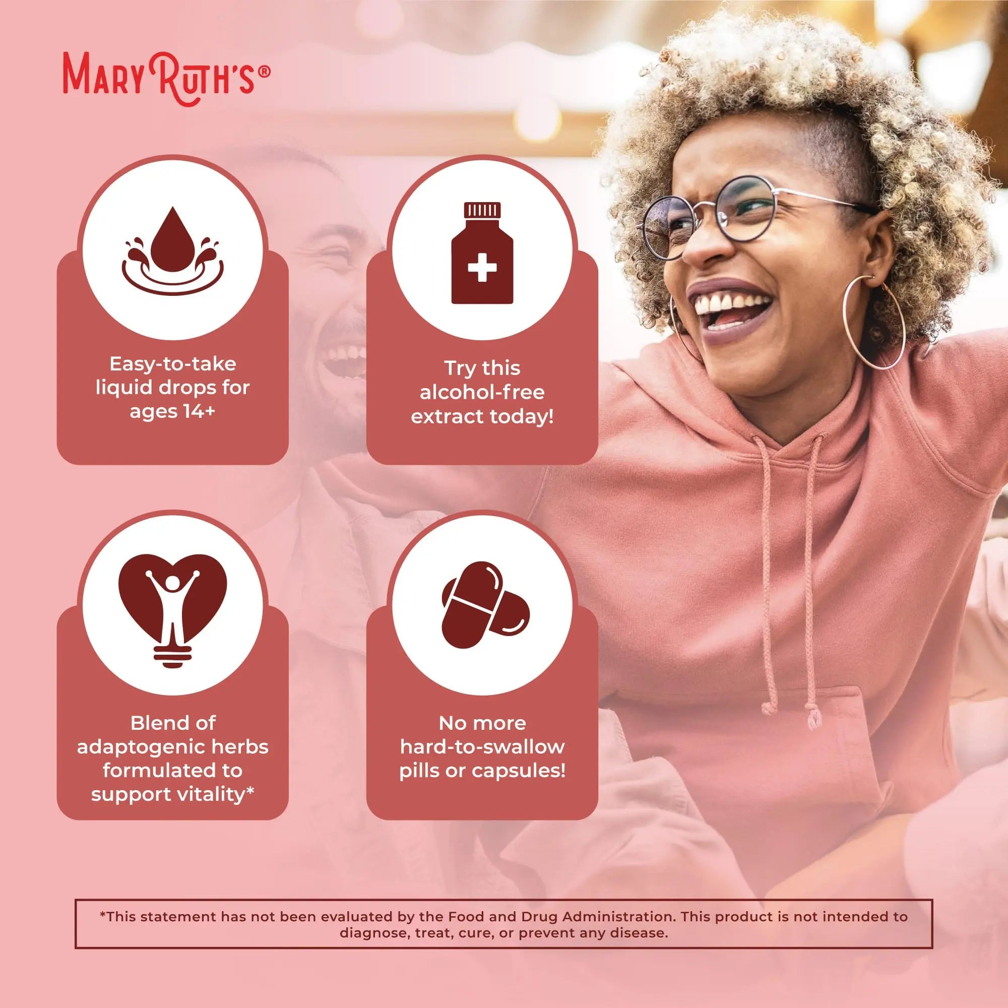 MaryRuth Organics Herbal Supplement for Brain Function | Boost Energy | Memory | Vitality USDA | Ginseng with Ashwagandha | Eleuthero and Maca Root Extract | 1 Fl Oz MARYRUTH'S Au supplements