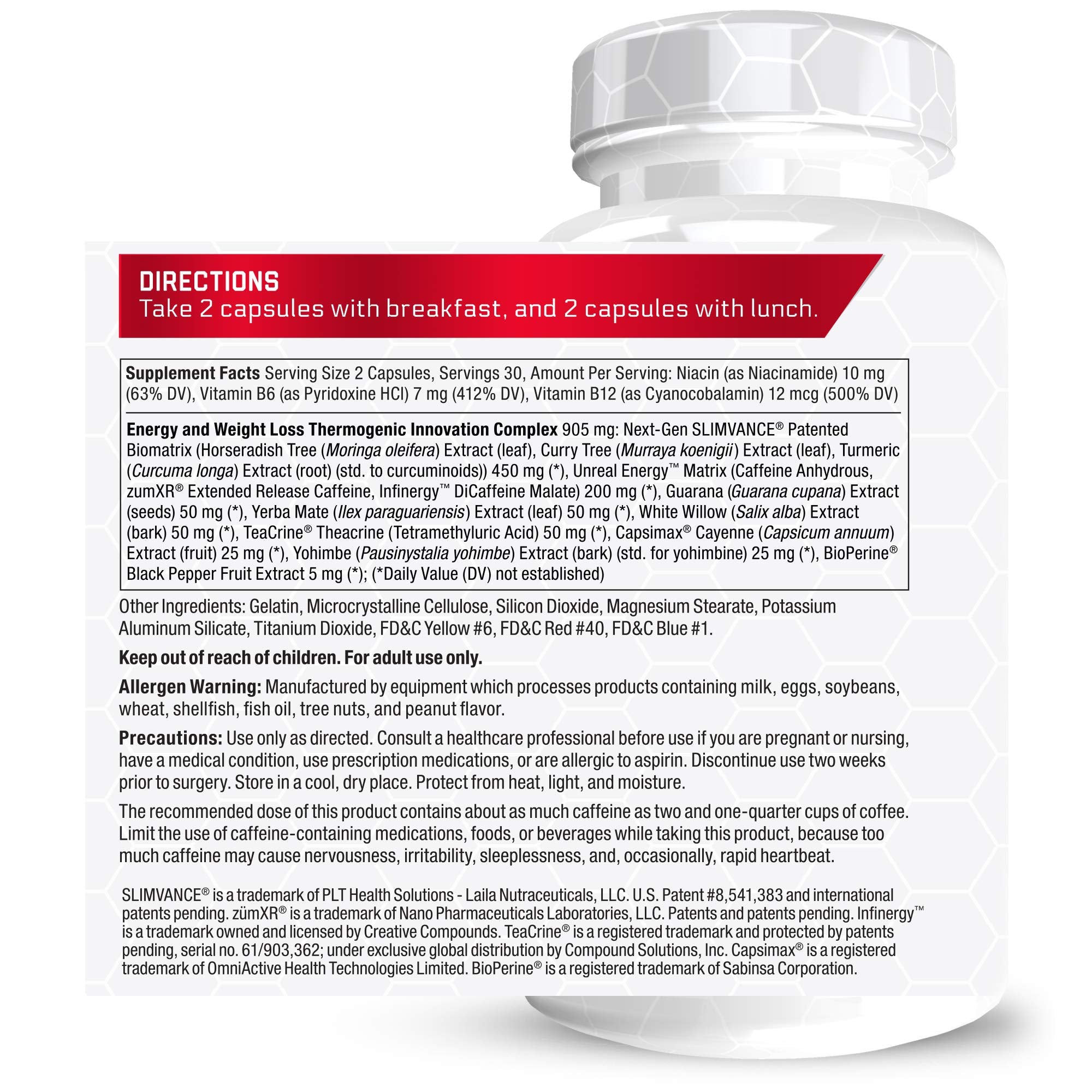 FORCE FACTOR LeanFire with Next-Gen SLIMVANCE Advanced Thermogenic Fat Burner Force Factor Au supplements