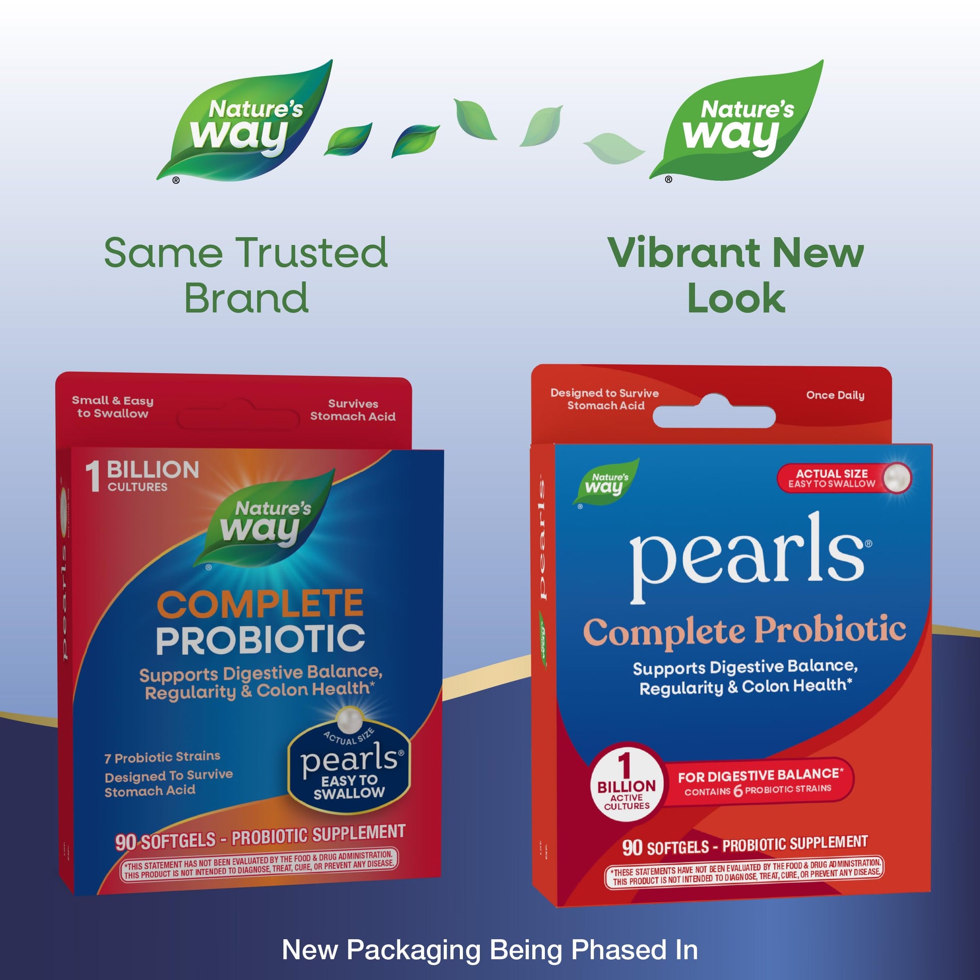 Nature's Way Probiotic Pearls Complete, 1 Billion Live Cultures, 90 Softgels Nature's Way Au supplements