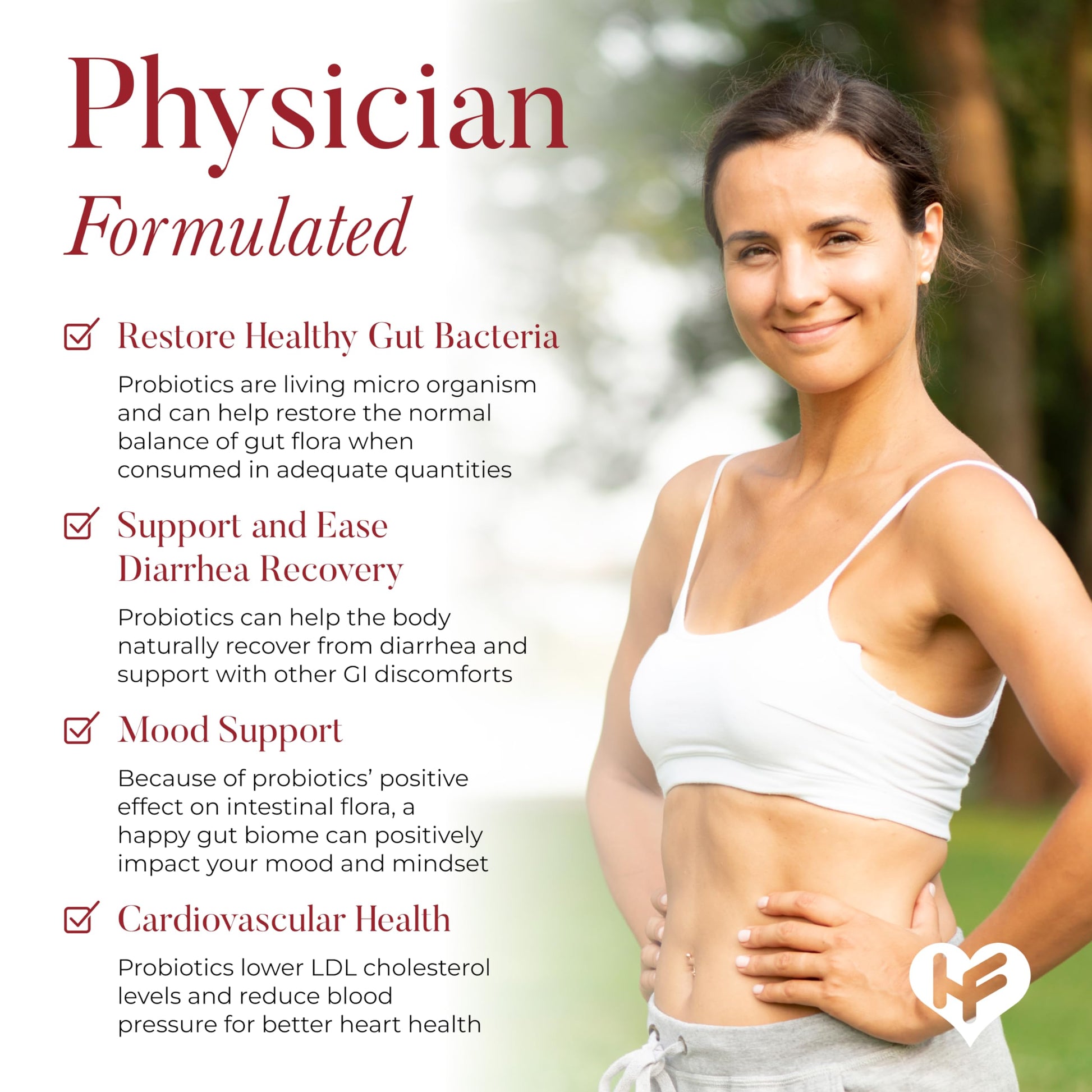 HealFast Physician Formulated Probiotic Supplement - 40 Billion CFU - Live Prebiotics and Probiotics for Men and Women - Probiotics for Gut Health - Non-GMO and Vegan - 30 Day Supply HealFast Au supplements