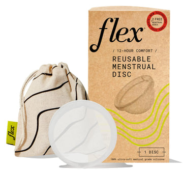 Flex Reusable Disc | Reusable Menstrual Disc | Tampon, Pad, and Cup Alternative | Capacity of 6 Super FLEX Au supplements