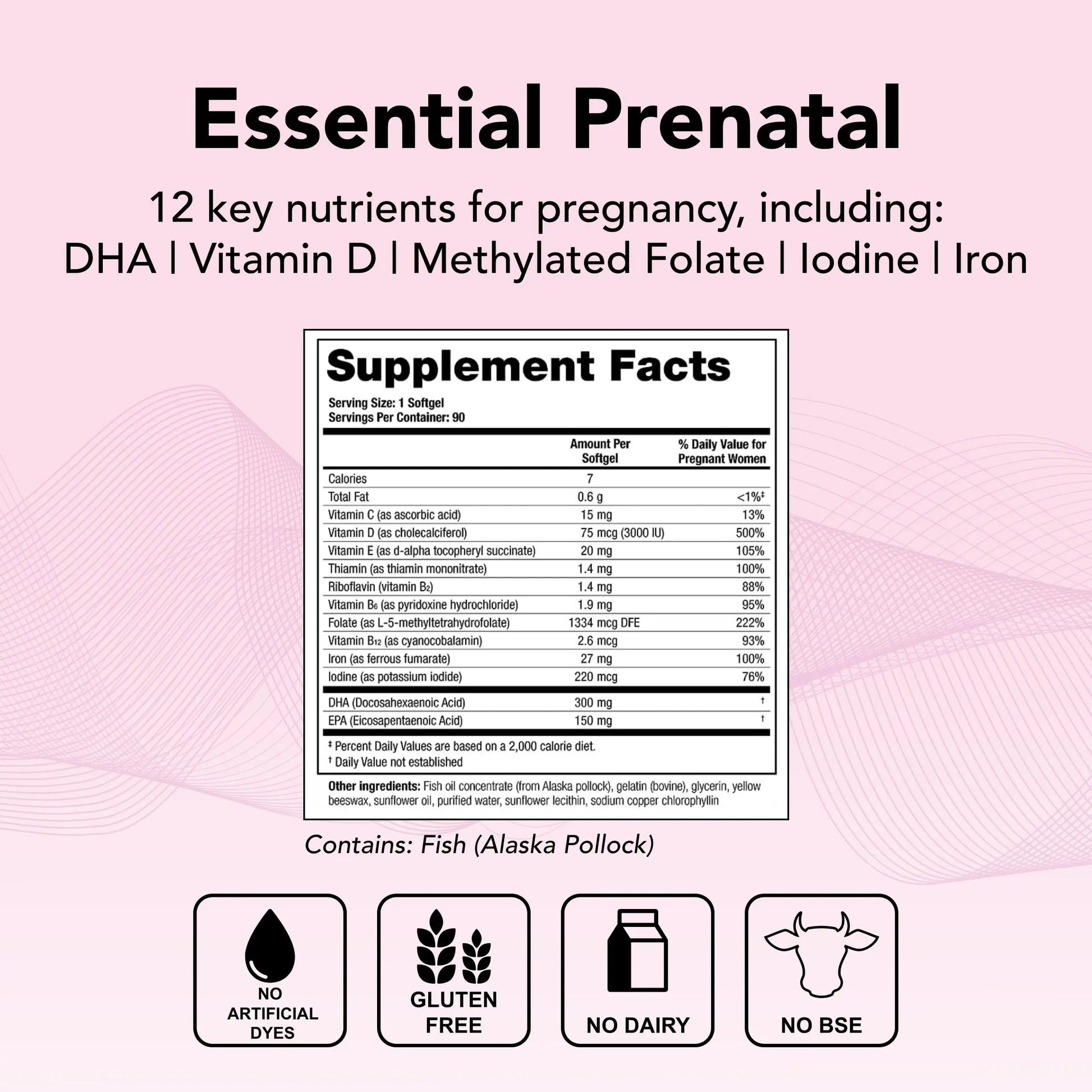 Theralogix TheraNatal One Prenatal Vitamin - 90-Day Supply - Prenatal Multivitamin Theralogix Au supplements