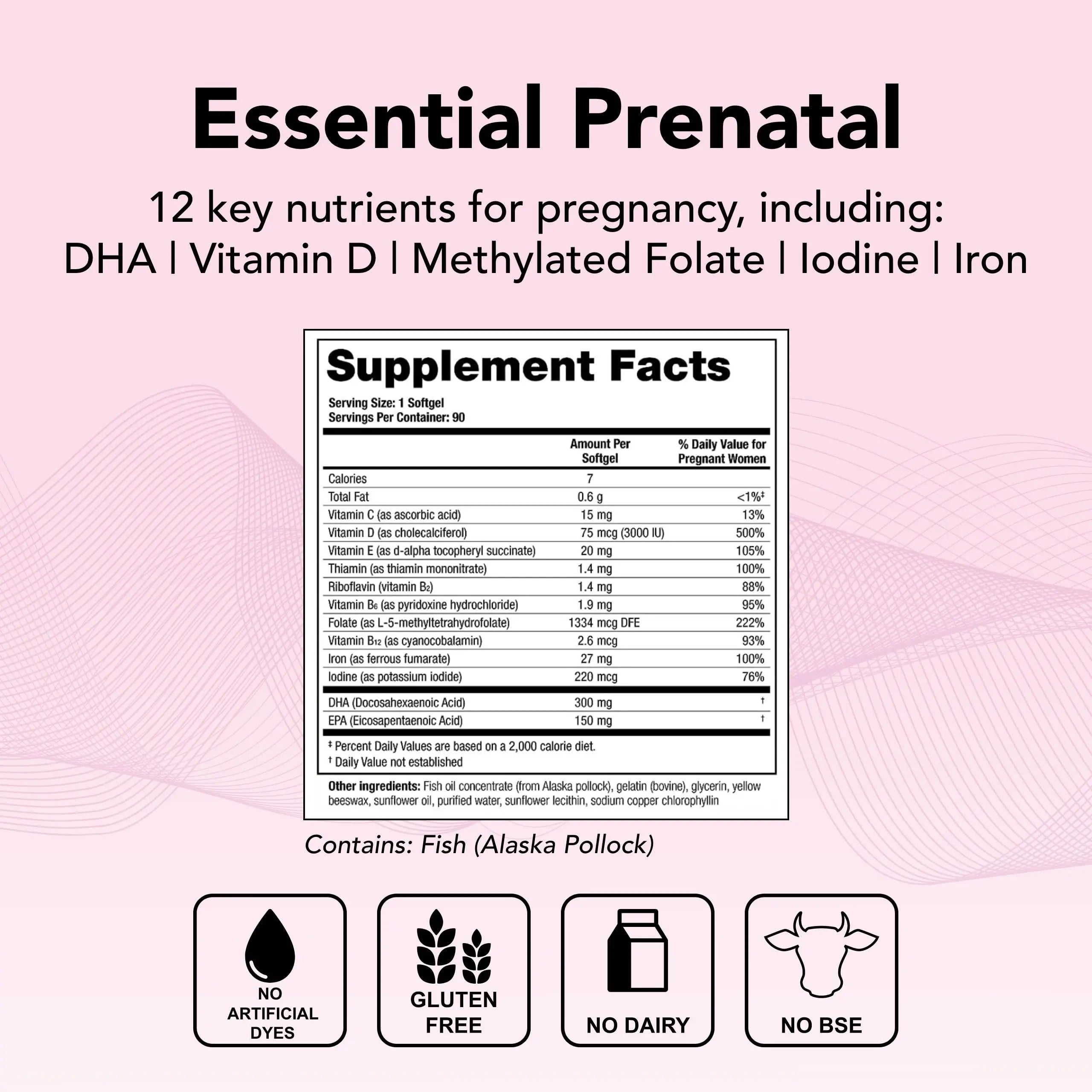Theralogix TheraNatal One Prenatal Vitamin - 90-Day Supply - Prenatal Multivitamin Theralogix Au supplements