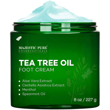 MAJESTIC PURE Athletes Foot Cream with Tea Tree Oil, Aloe & Spearmint - Hydrates MAJESTIC PURE Au supplements