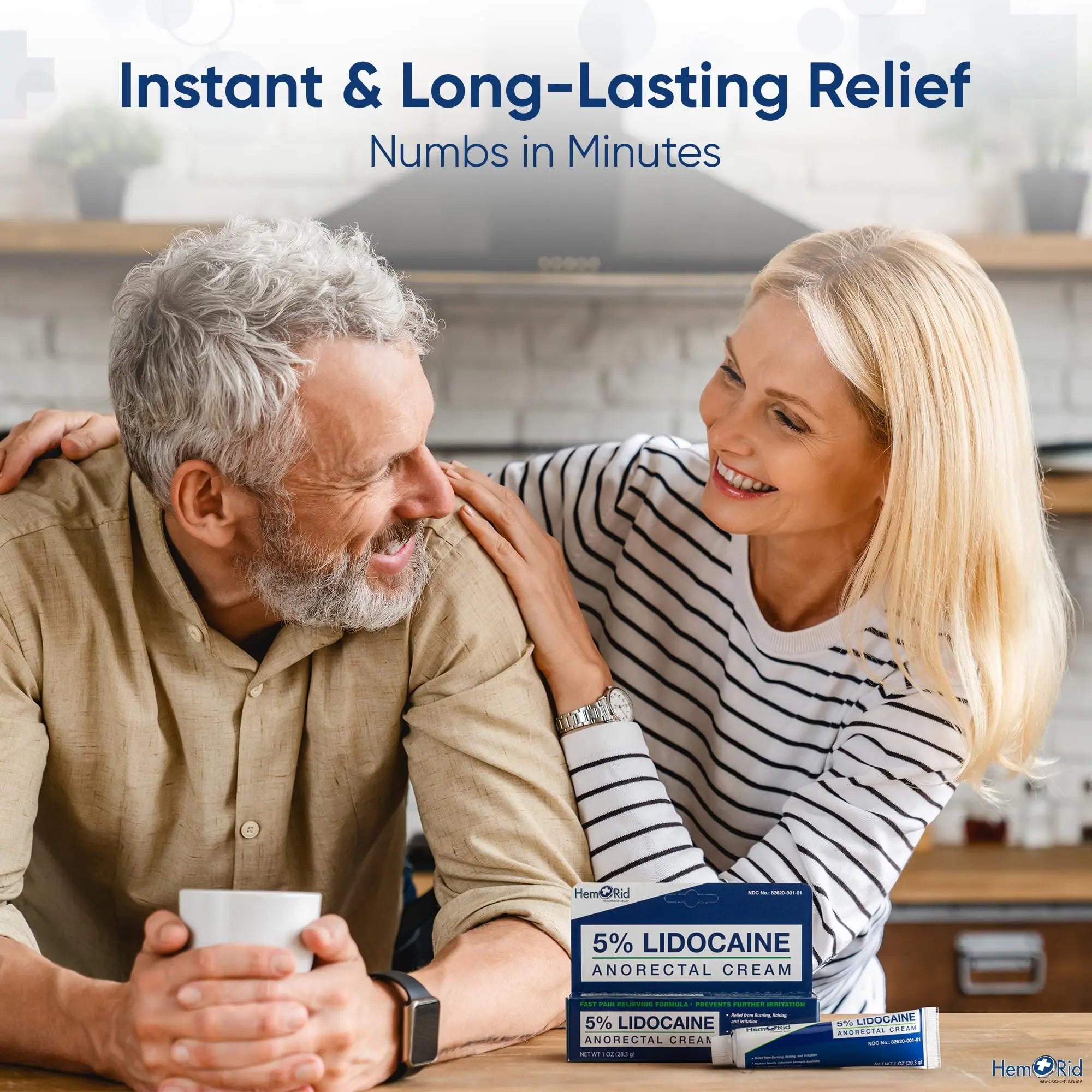 HemRid Maximum Strength Lidocaine Cream for Pain Management. Fast-Acting Hemorrhoid Solution with 5% Lidocaine. Instant Anal Itch and Numbing Effect HemRid Au supplements