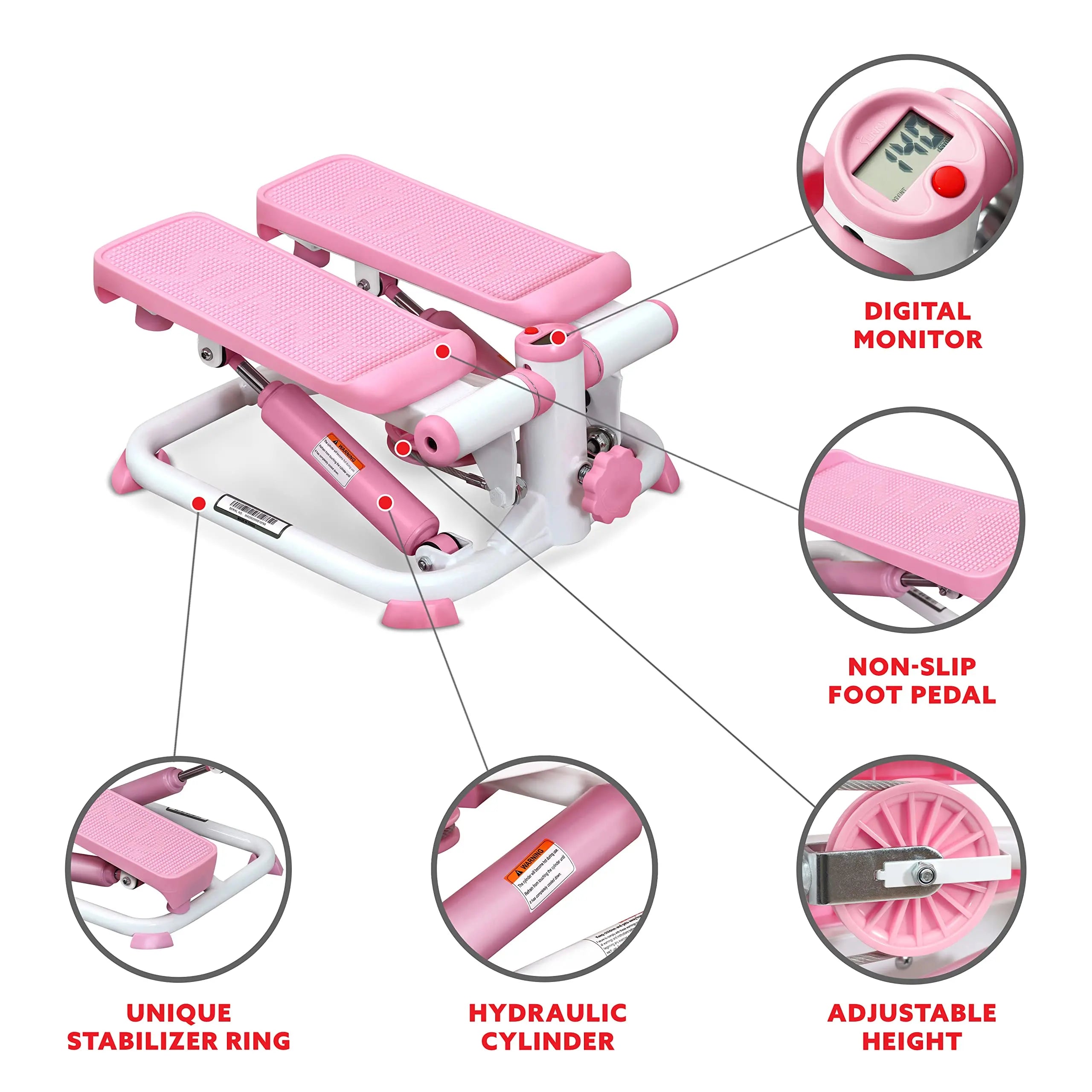 Sunny Health & Fitness Mini Stepper for Exercise Low-Impact Stair Step Cardio Equipment Sunny Health & Fitness Au supplements