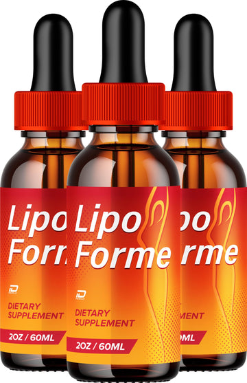 Lipo Forme Liquid Drops – LipoForme Natural Liquid Dietary Natural Blend Supplement (3 Pack – 3 Month Supply) Indelo Au supplements