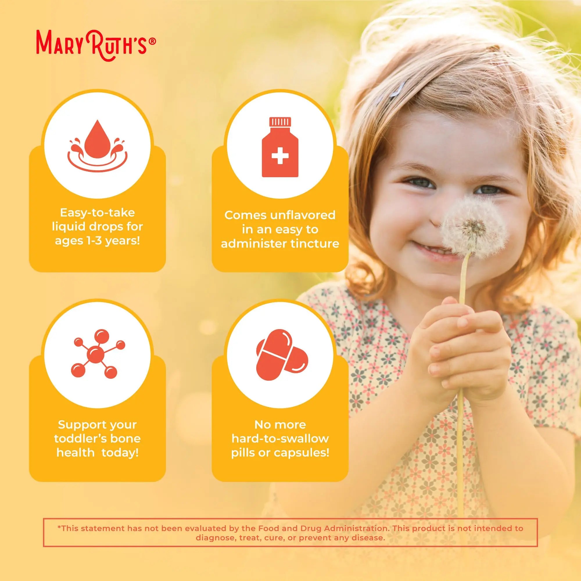 MaryRuth Organics Vitamin D3 | Vitamin K2 | Vitamin D3 K2 Drops | K2 D3 Vitamin Liquid Supplement for Toddlers | Kids Supplement for Calcium Absorption Strong Bones | Vegan | Gluten Free | 1 Fl Oz MARYRUTH'S Au supplements