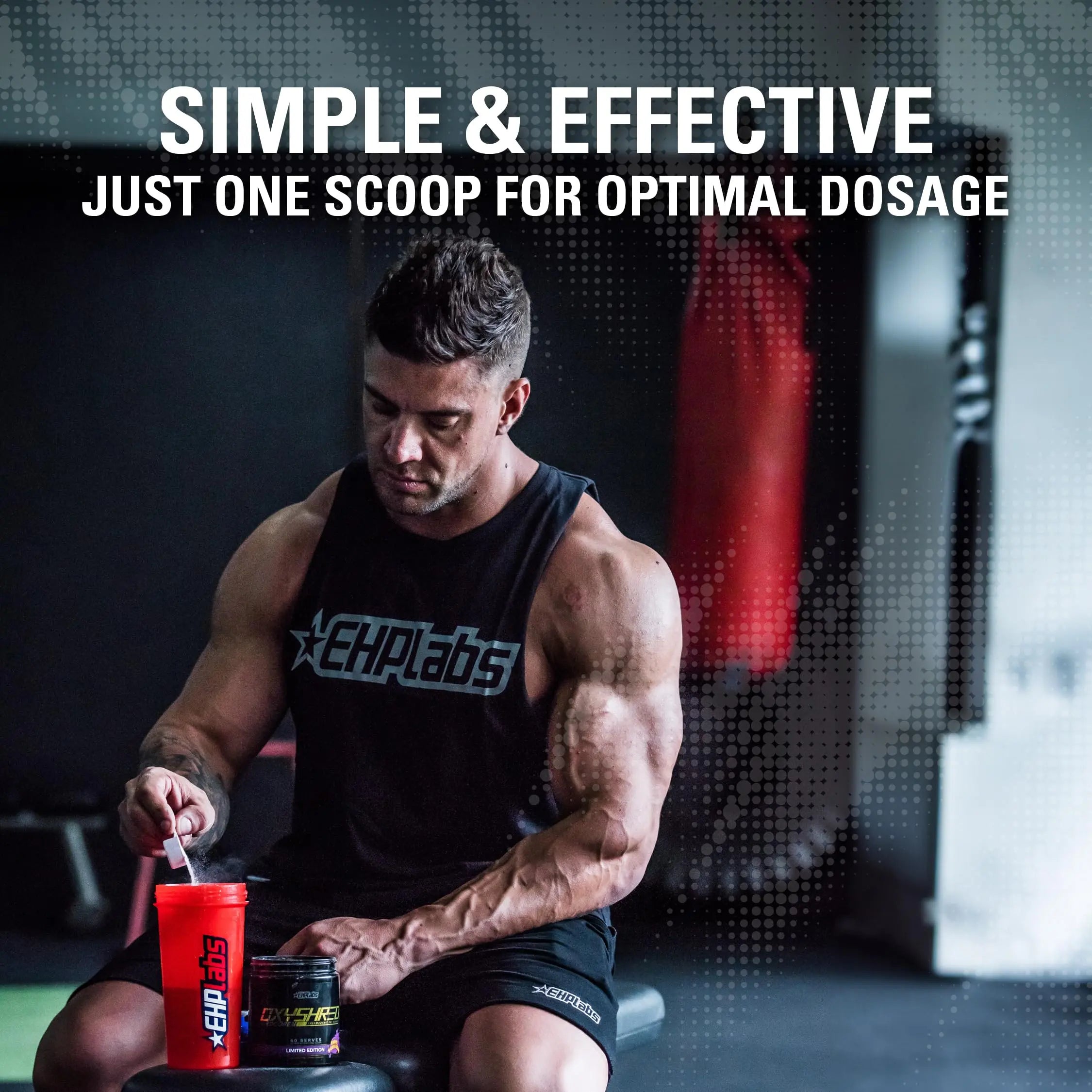 EHP Labs OxyShred Hardcore Thermogenic Shredder - Pre Workout Powder with L Glutamine EHP Labs Au supplements
