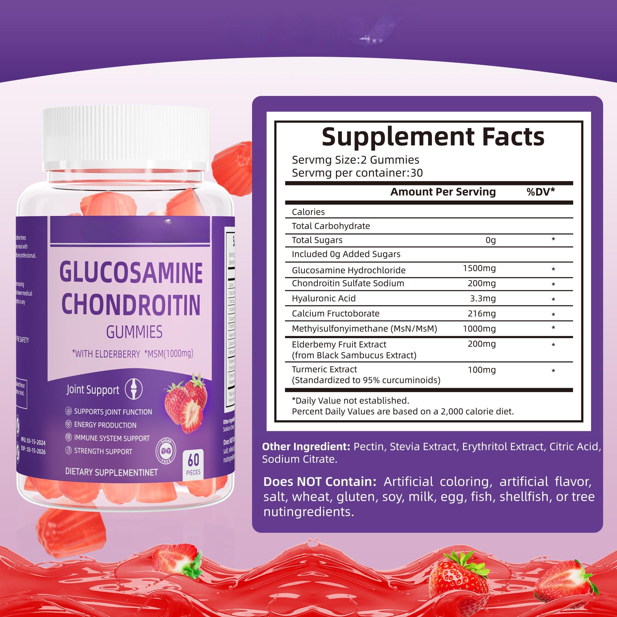 Dianww Feminine Balance Gummies, Premium Balance Supplement for Women PH Health, Immune Support, Energy Support, Vegan, Gluten-Free, Strawberry Flavor, 60 Gummies, 30 Servings 1 Pack Dianww Au supplements
