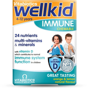 Vitabiotics Wellkid Immune Chewable 30 Tablets Wellkid Au supplements