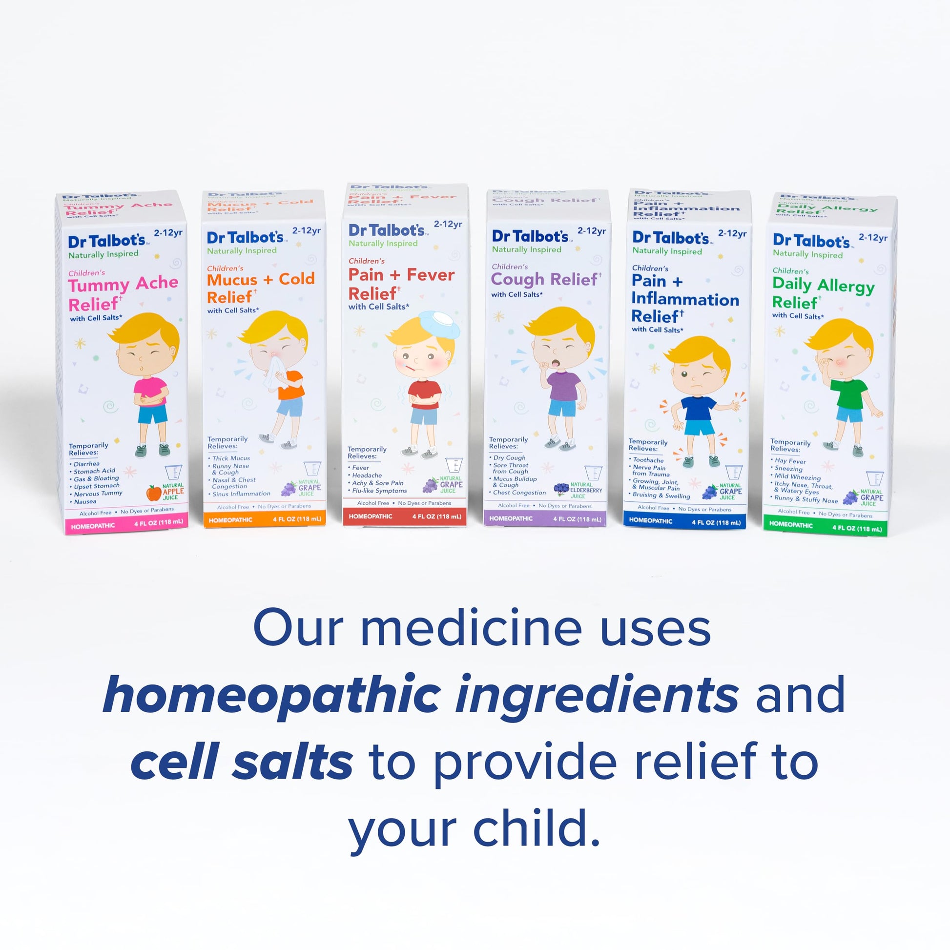 Dr. Talbot's Pain + Inflammation Relief Liquid Medicine for Children, Includes Dosage Cup, Grape Juice Flavor, 4 Fl Oz (Packaging May Vary) Dr. Talbot's Au supplements