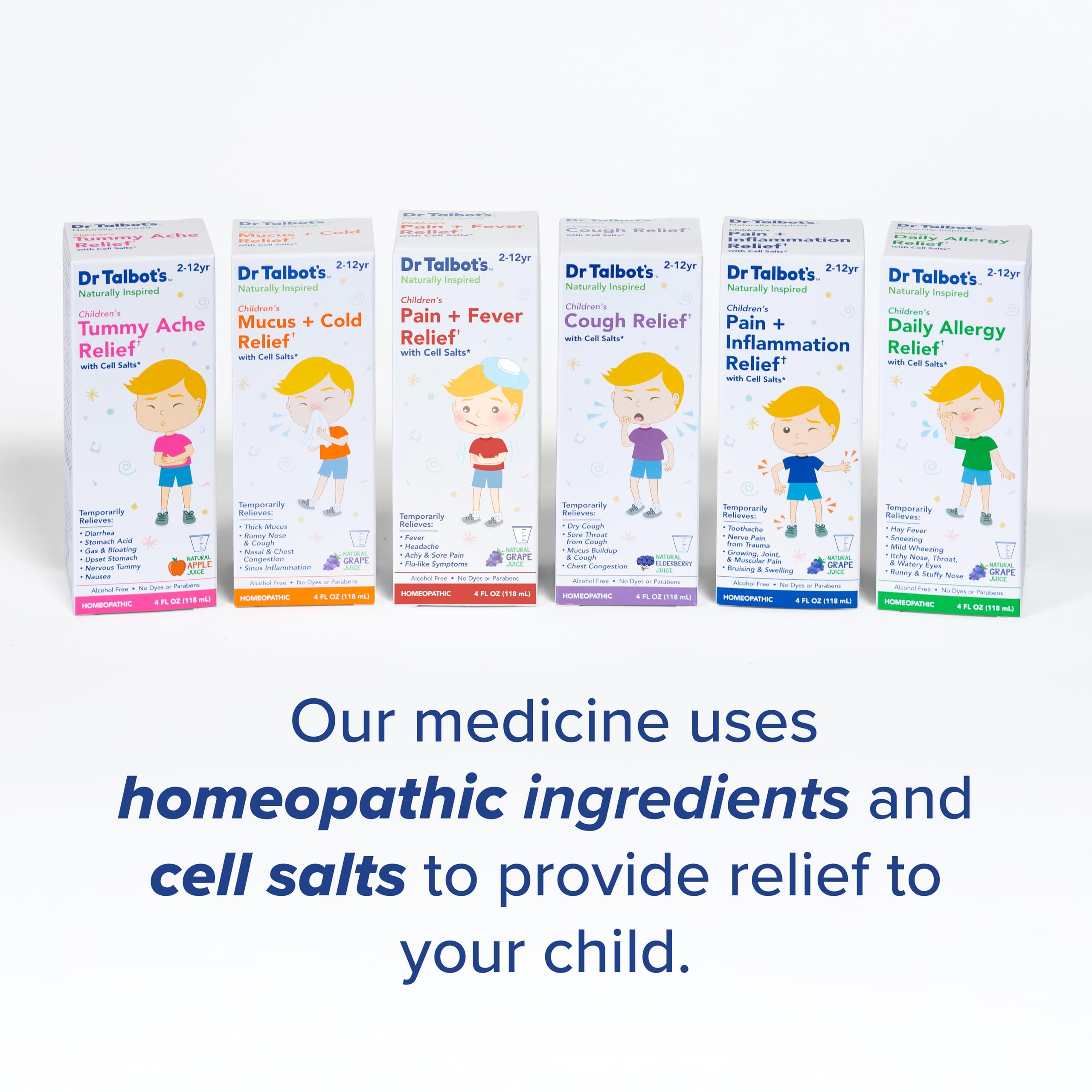 Dr. Talbot's Pain + Inflammation Relief Liquid Medicine for Children, Includes Dosage Cup, Grape Juice Flavor, 4 Fl Oz (Packaging May Vary) Dr. Talbot's Au supplements