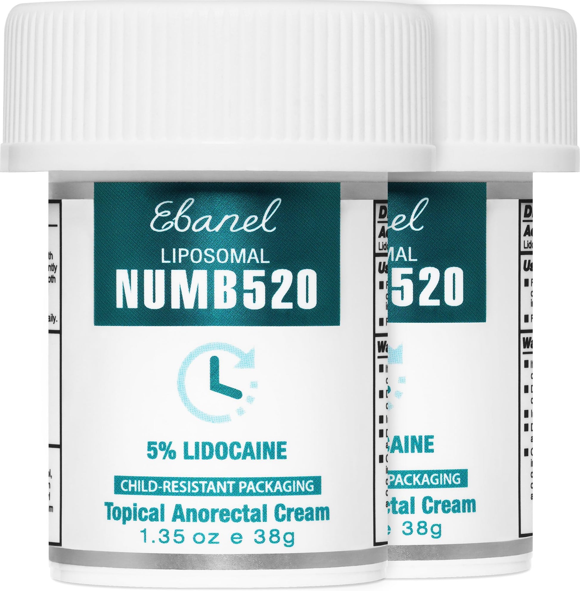 Ebanel 5% Lidocaine Numbing Cream, 2-Pack Pain Relief Burn Itch Numb Cream, Maximum Strength Topical Anesthetic with Allantoin, Vitamin E for Local and Anorectal Uses, Hemorrhoid Treatment Ebanel Au supplements