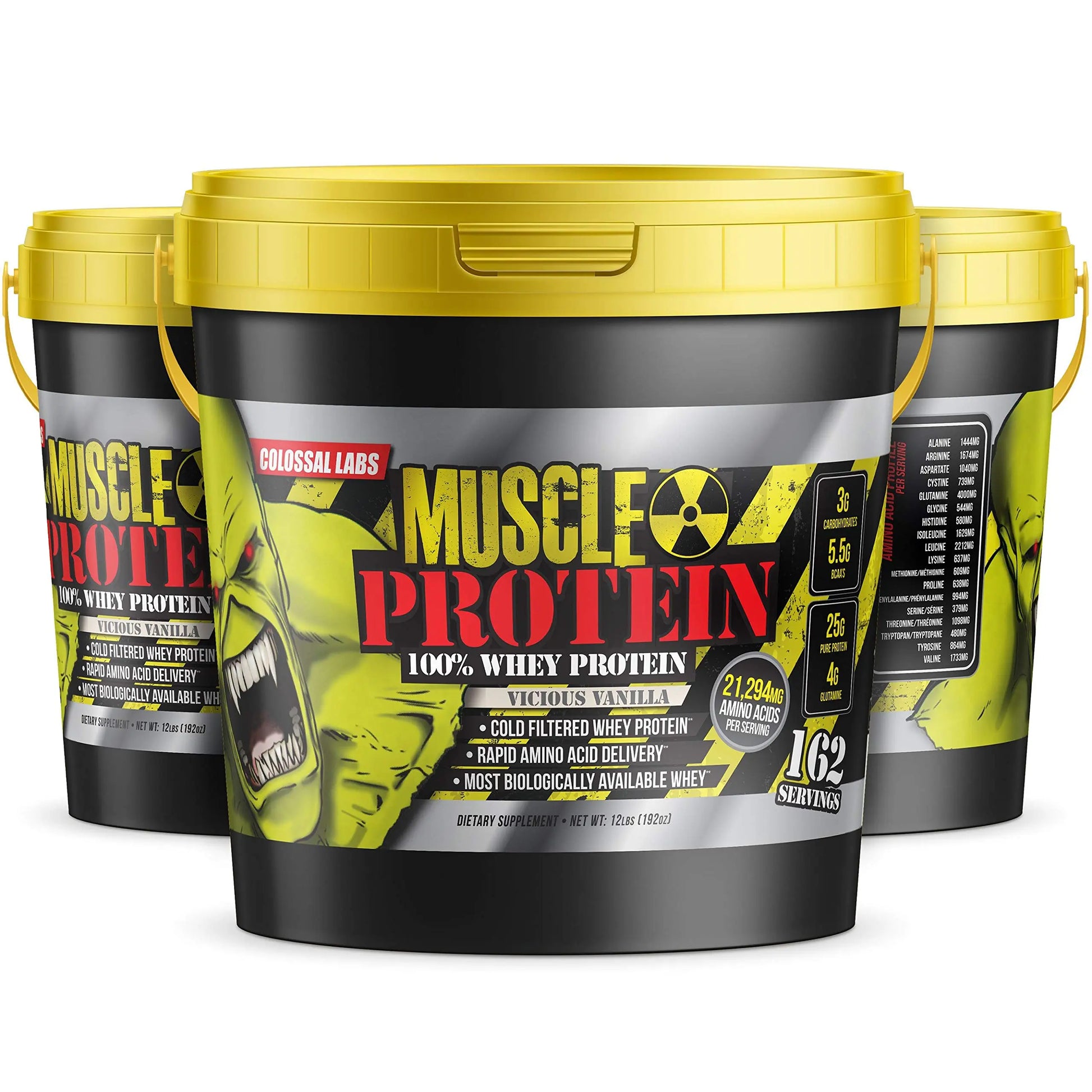 COLOSSAL LABS Muscle Protein Whey Powder [12 lbs/Pack of 1]–Chocolate Protein COLOSSAL LABS Au supplements