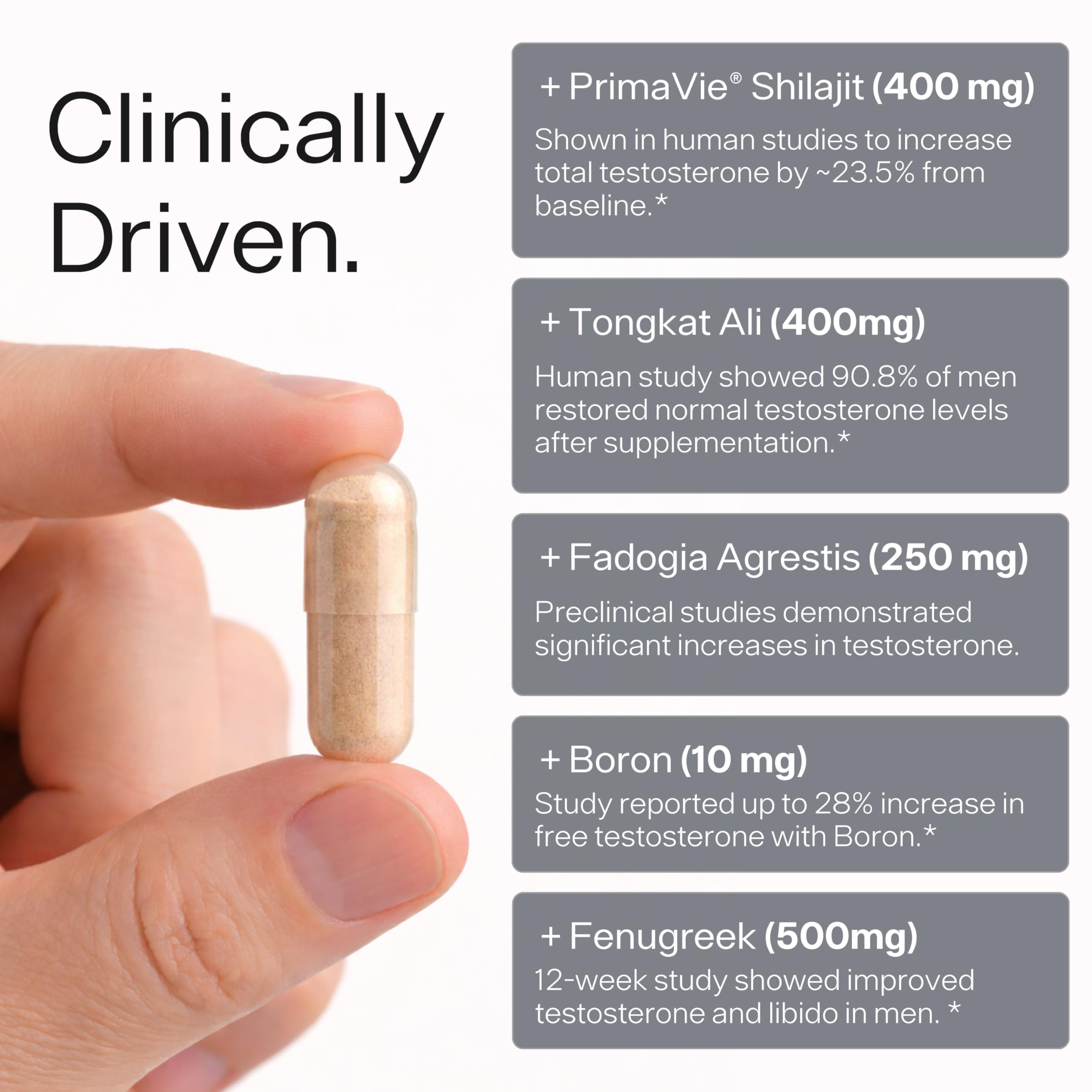 Testosterone Booster for Men - Sheer Alpha T-Booster - Clinically Backed Dose, Strongest Formula - Made in USA - Premium Blend of Fadogia Agrestis Tongkat Ali and Shilajit. 30 Servings Sheer Strength Labs Au supplements