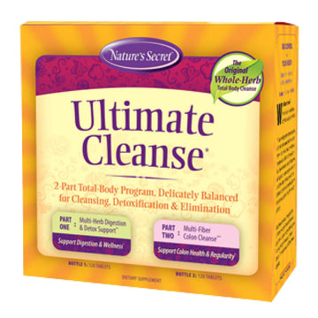 Nature's Secret Ultimate Cleanse 2-Part Total Body Detoxification & Elimination Supports Nature's Secret Au supplements