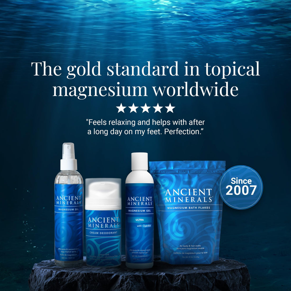 Ancient Minerals Magnesium Gel Ultra with OptiMSM and Aloe Vera - Topical Magnesium Gel Formula with MSM Best Used for Massage and Topical Application (8oz) Aus Healthcare Au supplements