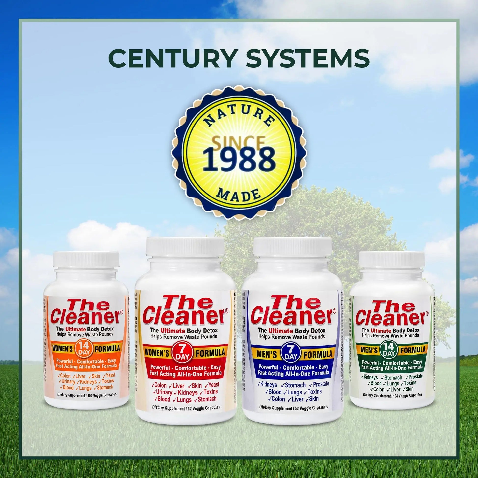 Century Systems The Cleaner Detox, Powerful 7-Day Complete Internal Cleansing Formula Century Systems Au supplements