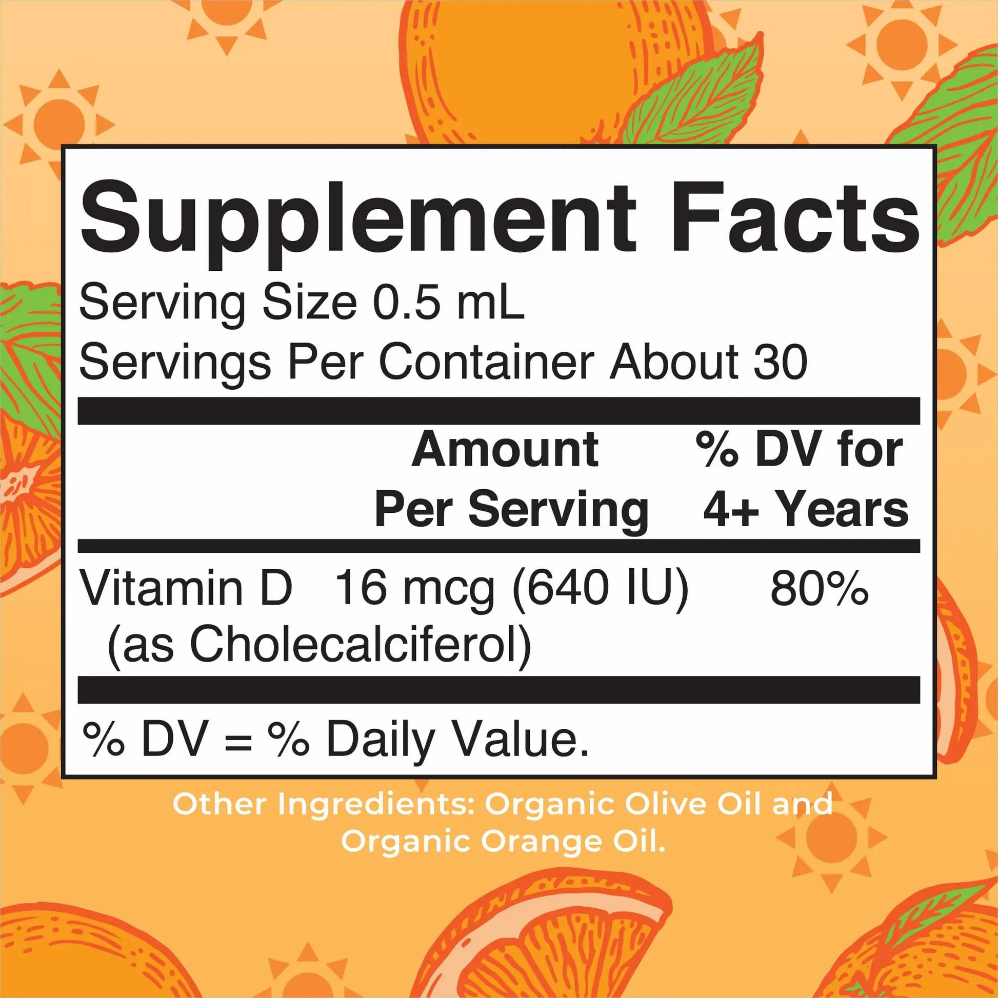 MaryRuth Organics USDA Organic Vitamin D3 Liquid Drops for Kids | 640 IU Vitamin D3 Per Serving | Kids Immune Support & Bone Health Supplement | Formulated for Ages 4-13 | 0.5oz | 30 Servings MARYRUTH'S Au supplements