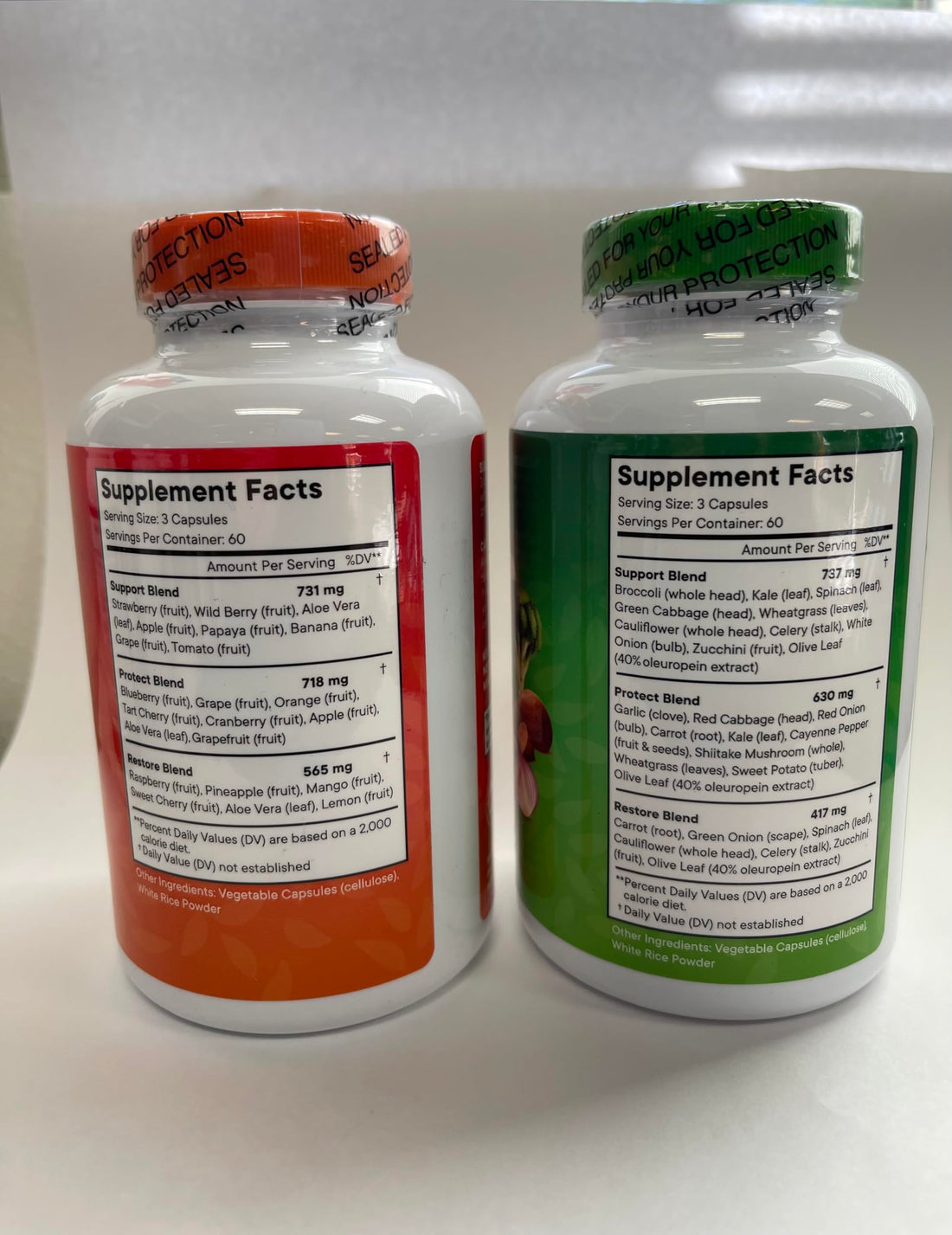Superfood Fruit and Veggie Supplement - Fruit and Veggie Capsules 100% Whole Super Fruits and Super Vegetables Supplements & Vitamins, with Beta Carotene (720 Count (Pack of 4)) Superfood MD Au supplements