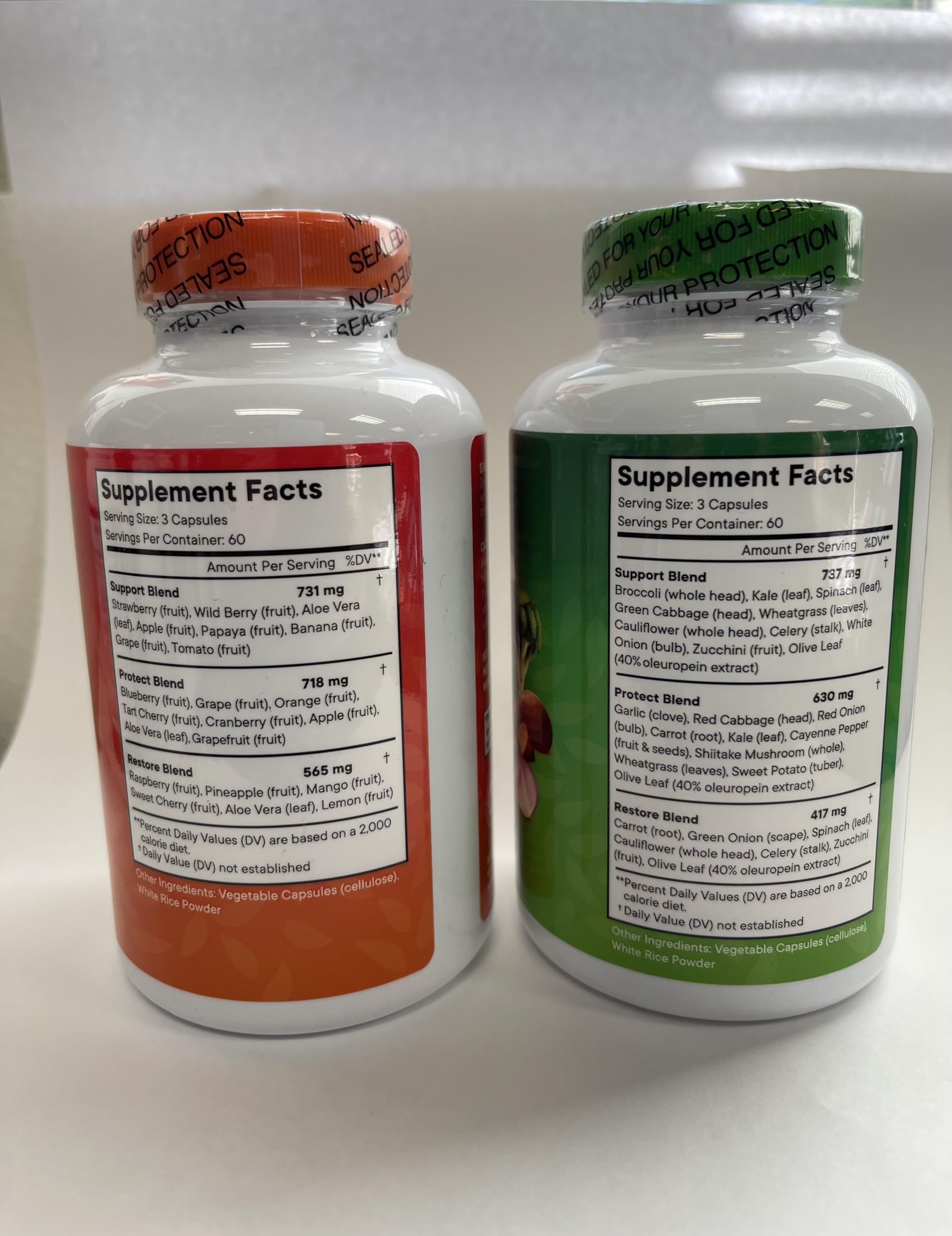 Superfood Fruit and Veggie Supplement - Fruit and Veggie Capsules 100% Whole Super Fruits and Super Vegetables Supplements & Vitamins, with Beta Carotene (720 Count (Pack of 4)) Superfood MD Au supplements