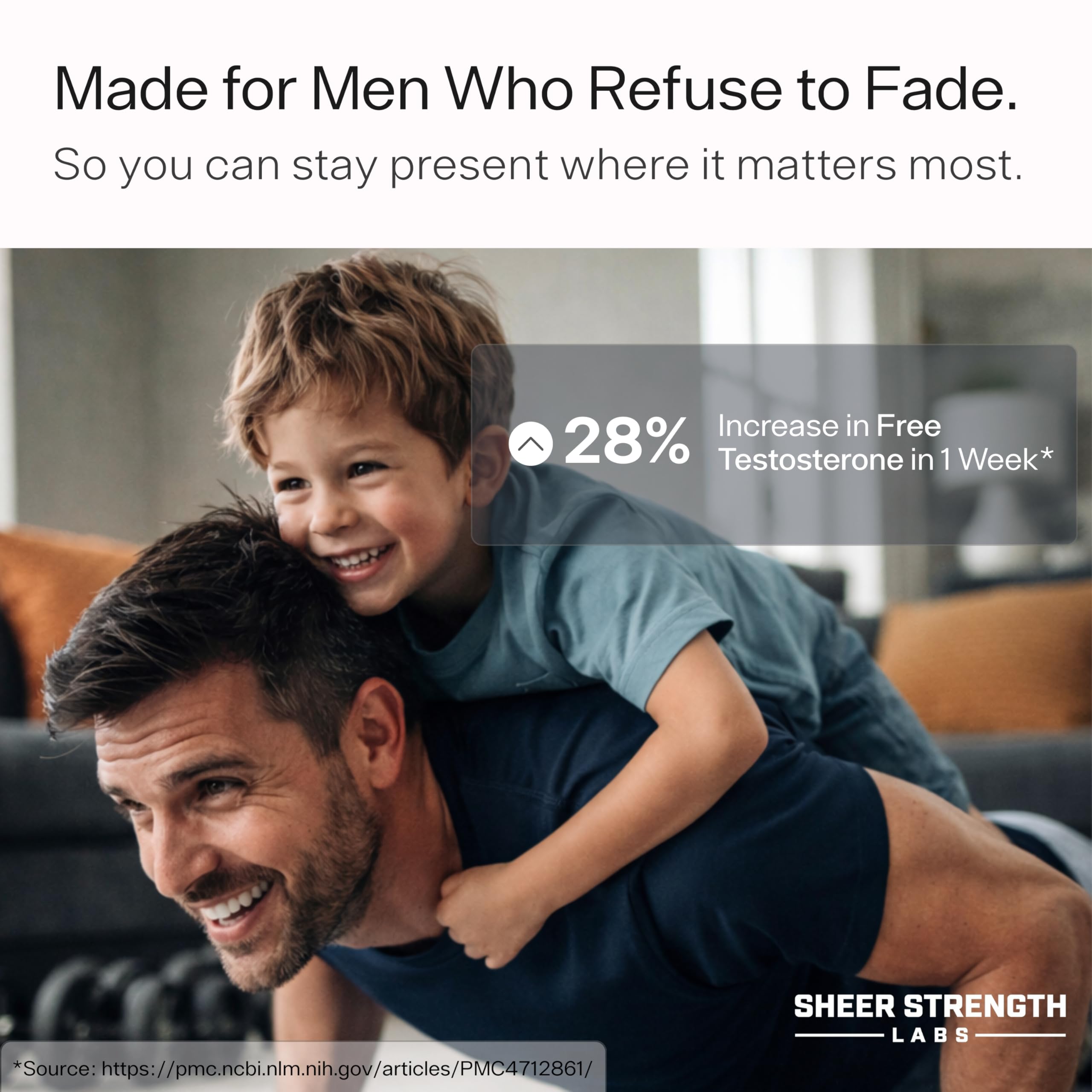 Testosterone Booster for Men - Sheer Alpha T-Booster - Clinically Backed Dose, Strongest Formula - Made in USA - Premium Blend of Fadogia Agrestis Tongkat Ali and Shilajit. 30 Servings Sheer Strength Labs Au supplements