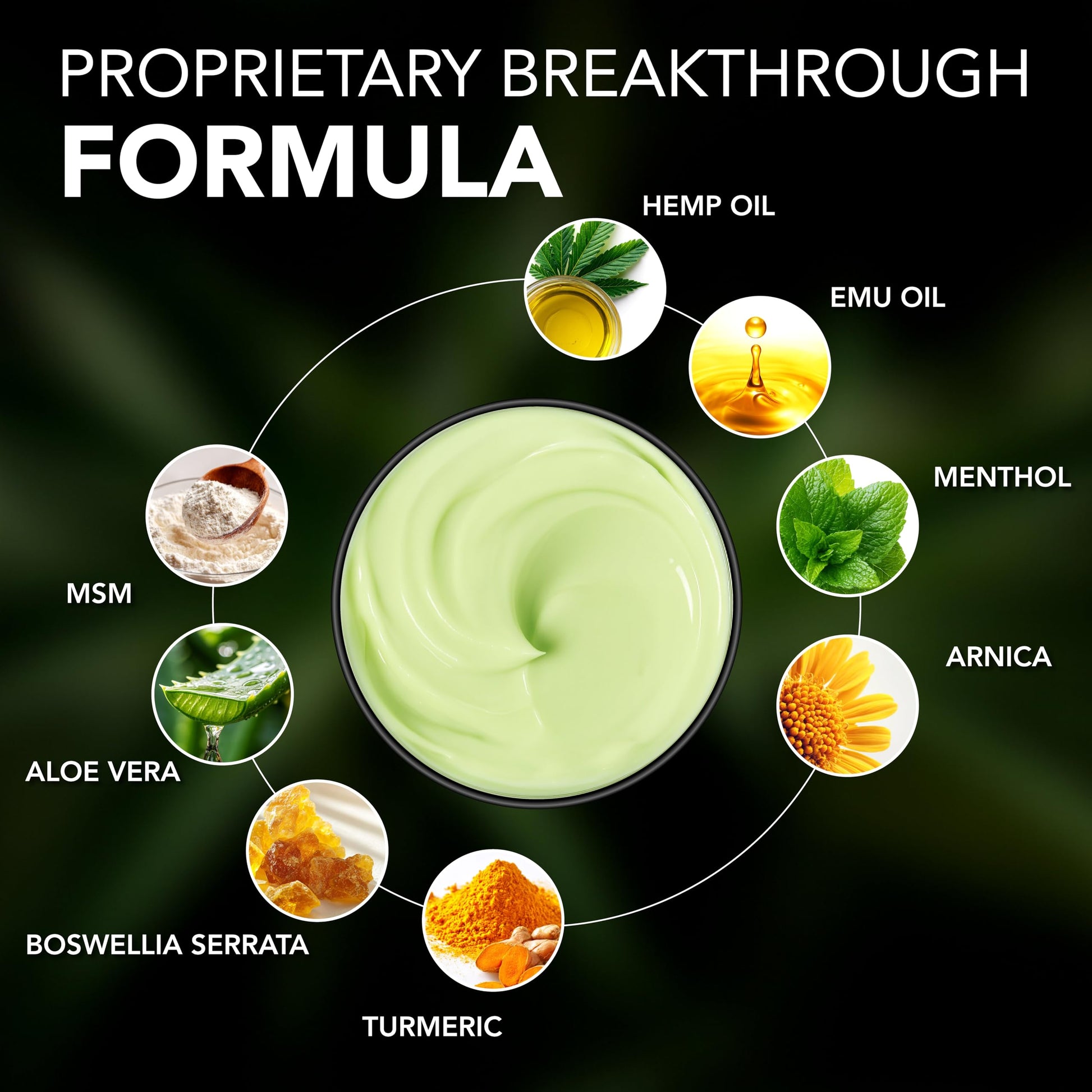 Hemp Cream Maximum Strength with Glucosamine, Arnica, Turmeric, MSM - Natural Hemp Oil Gel Rub - Fast Absorption, Non-Greasy - Advanced Formula - Formulated in USA - 4 FL OZ Arvesa Au supplements