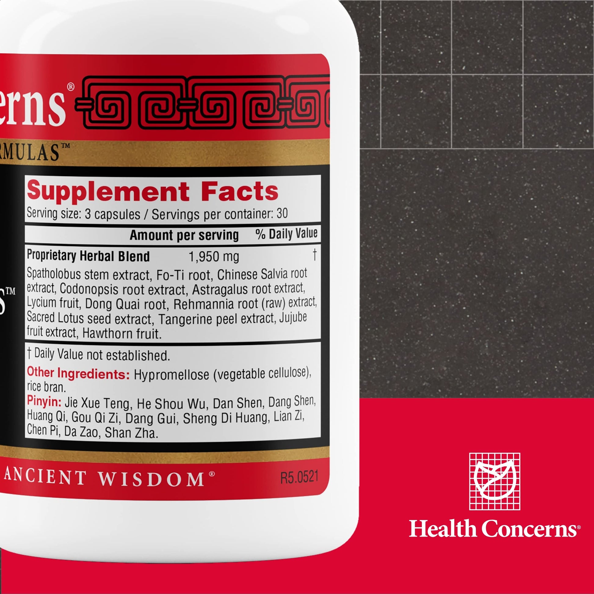 Health Concerns Marrow Plus – Bone Marrow & Blood Generation Herbal Supplement – Chinese Herbal Formula for Anemia, & Circulation Support – Astragus, Salvia, & Tangerine Extracts – 90 Capsules Health Concerns Au supplements