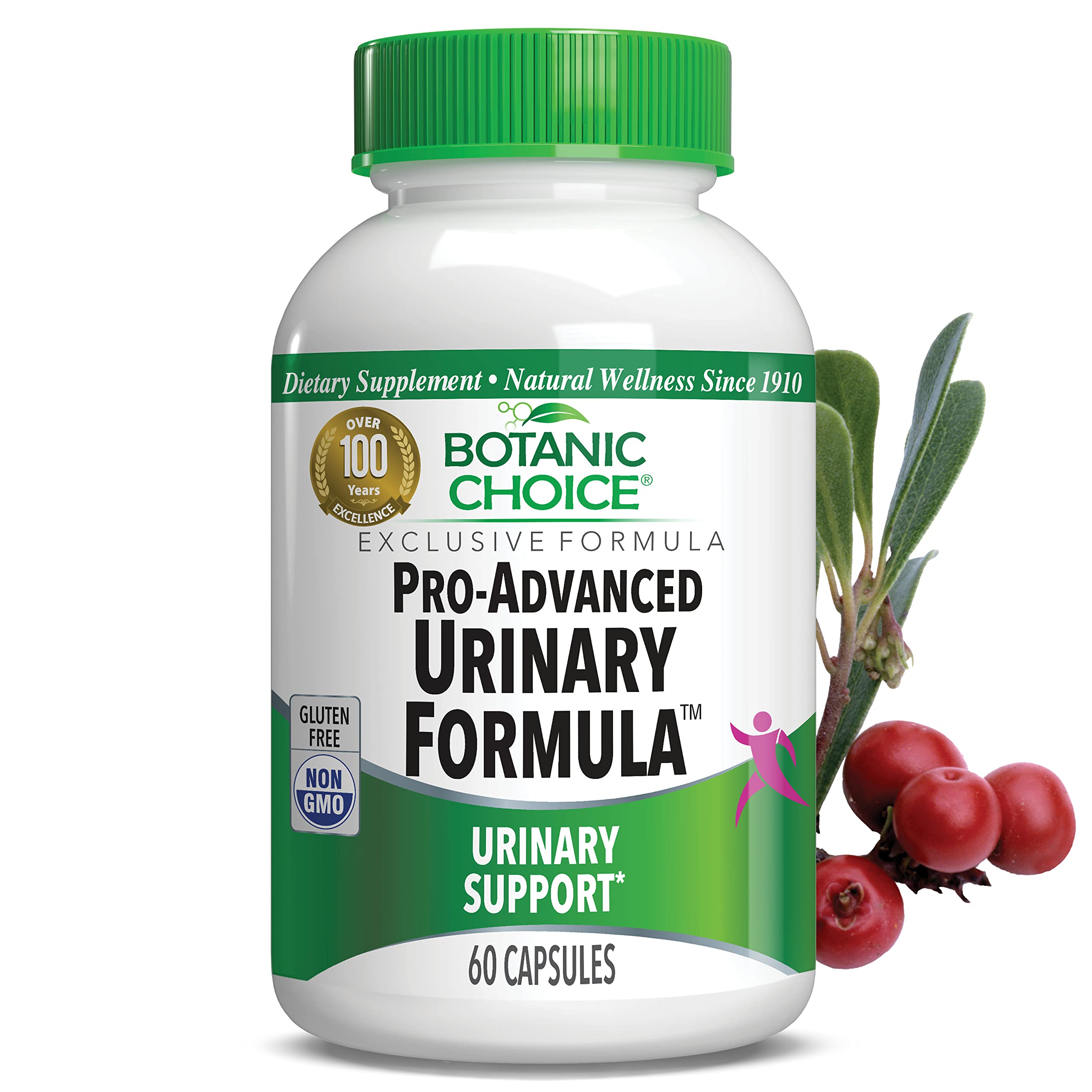 Botanic Choice Pro-Advanced Urinary Formula-Blend for Urinary Tract Health Support - Magnesium Cranberry Uva Ursi Damiana - 60 Capsules Botanic Choice Au supplements