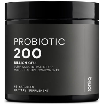 Toniiq 200 Billion CFU Probiotic Supplement 30 Verified Third-Party Tested Strains - Fully Shelf-Stable Probiotics Formula with Prebiotic Blend - Extended Release Capsules Toniiq Au supplements
