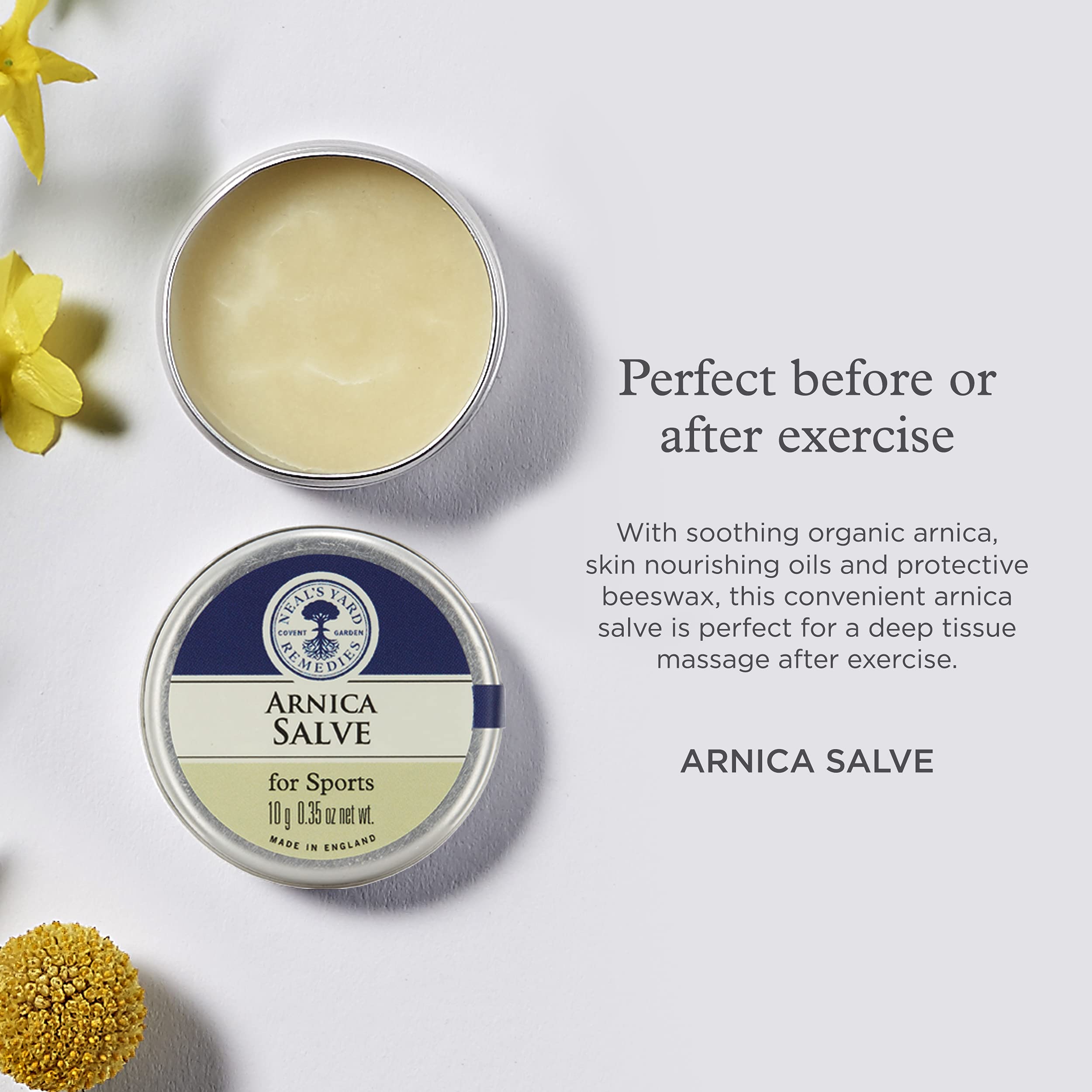 Neal's Yard Arnica Salve with Nourishing Oils & Soothing Beeswax for Sore Muscles, Aches & Stiffness, Vegetarian Approved, Cruelty Free,1.59 oz Neal's Yard Remedies Au supplements