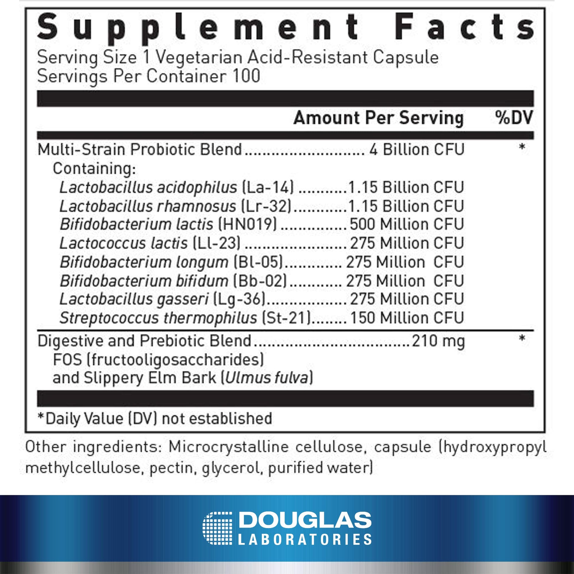 Douglas Laboratories | Multi-Probiotic 4 Billion | Support for Gastrointestinal and Immune Health* | 100 Capsules Douglas Laboratories Au supplements
