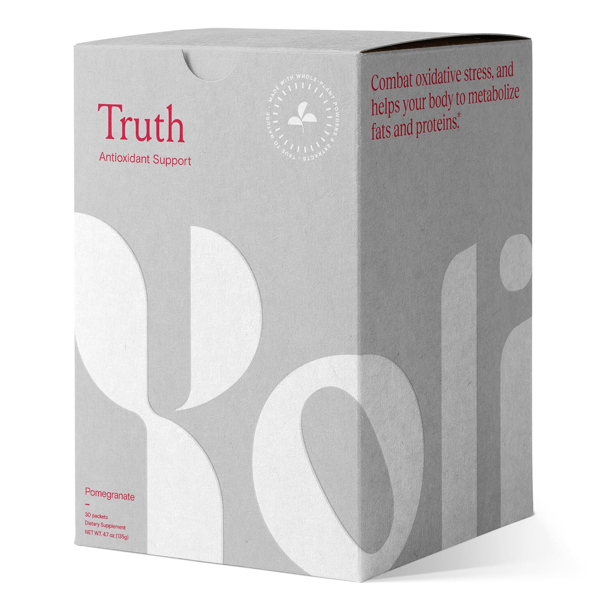 Yoli® Truth Antioxidant and Immune Support Supplement with Vitamin C, Botanicals, Superfruits, and Minerals - Pomegranate, 30 Packets Yoli Au supplements