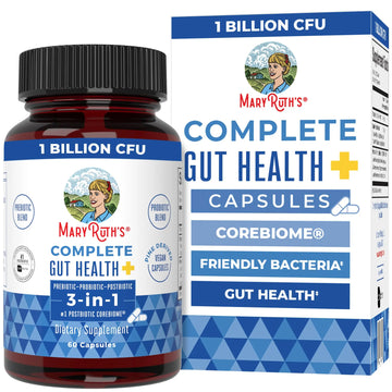 MARYRUTH'S Complete Gut Health+ Capsules | 5 Probiotic Blend | Butyrate | Corebiome® | Vegan Gut Support | Support Gastrointestinal Health & Microbiome MARYRUTH'S Au supplements