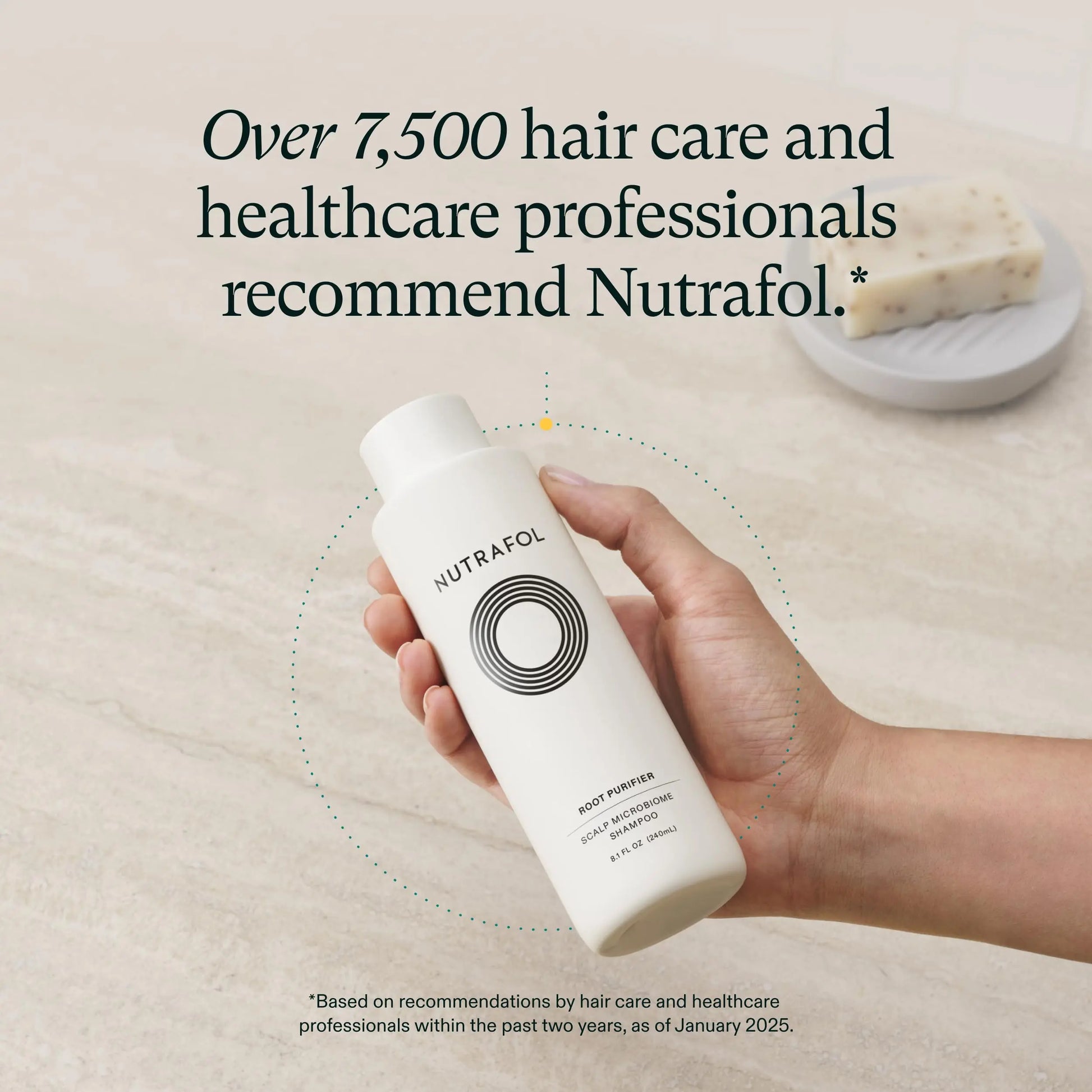 Nutrafol Shampoo, Cleanse and Hydrate Hair and Scalp, Improves Hair Volume, Strength and Texture, Physician-formulated for Thinning Hair, Color Safe, Sulfate Free - 8.1 Fl Oz Bottle Nutrafol Au supplements