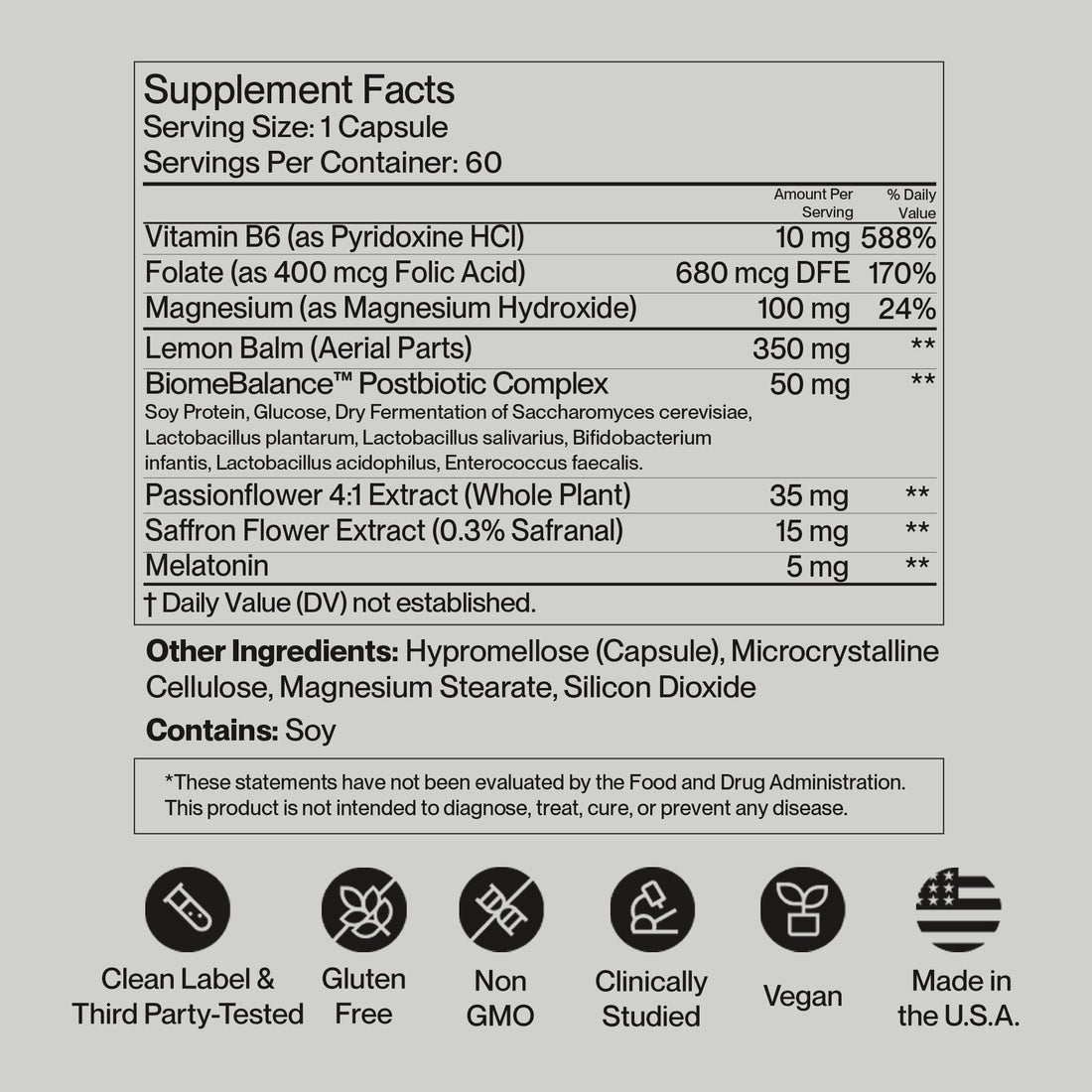 SecondKind Anxiety & Stress Relief Supplement – Saffron & Postbiotic Supplement for Emotional Support – 1000x More Active Ingredients Than Probiotics. Made with BiomeBalance™ in the USA, 60 Capsules SecondKind Au supplements