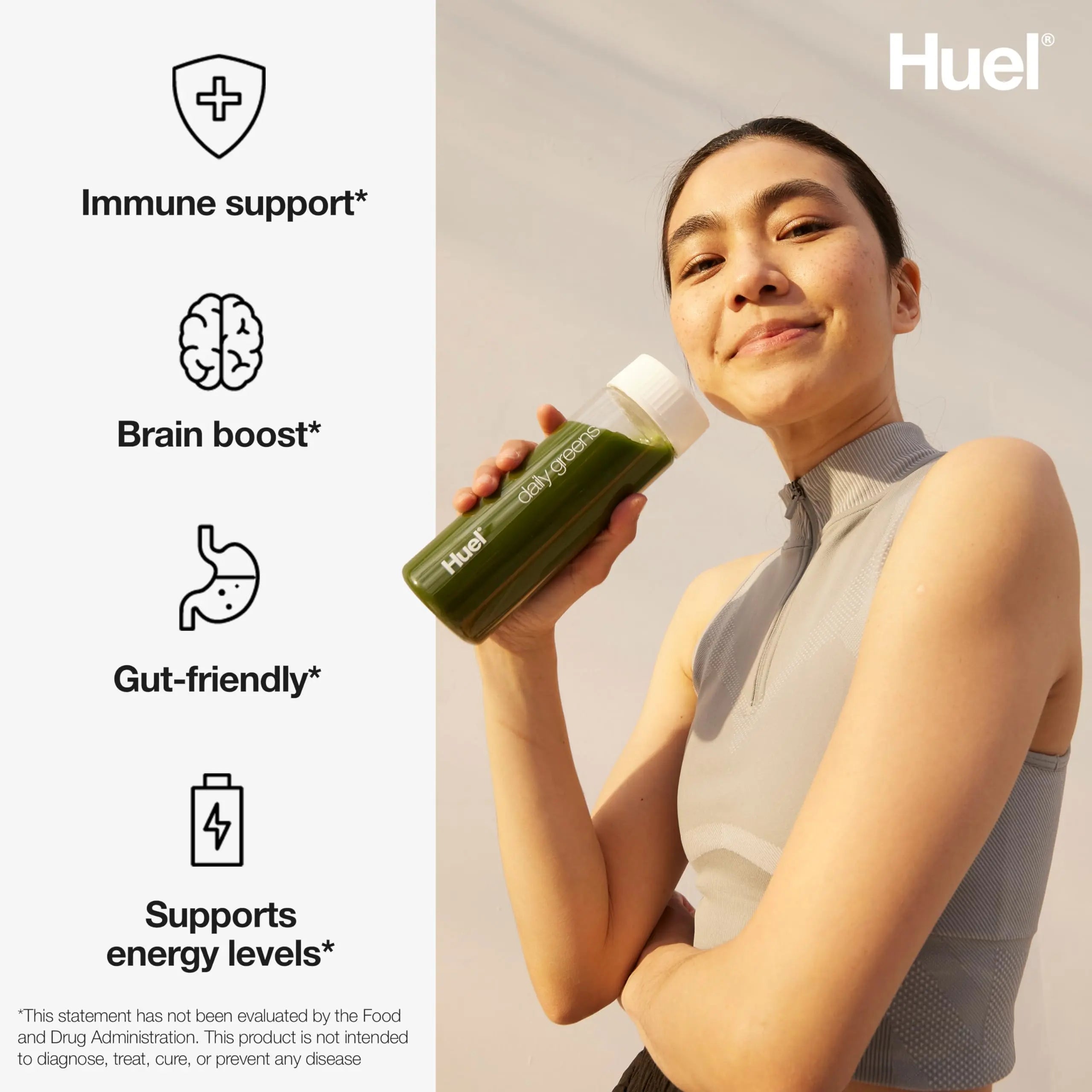 Huel Daily Greens | Superfood Greens Powder | 91 Vitamins, Minerals, and Wholefood Huel Au supplements