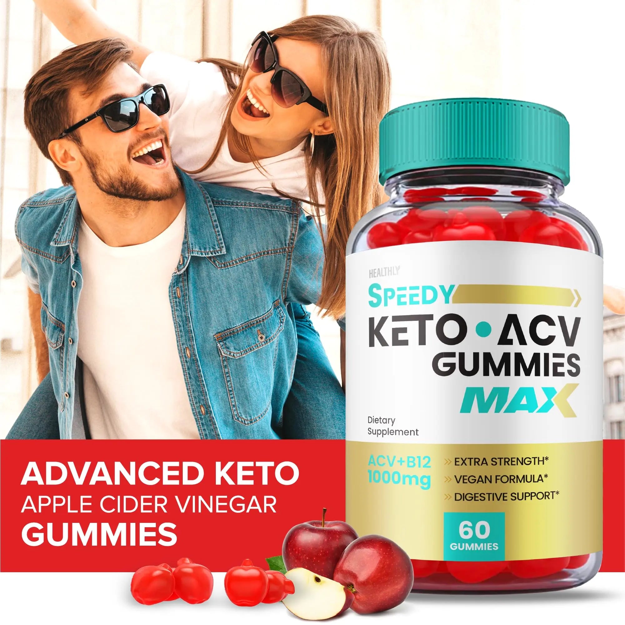 (2 Pack) Speedy Keto ACV Gummies Maximum Strength, Speedy Keto Plus ACV Gummies Healthly Au supplements