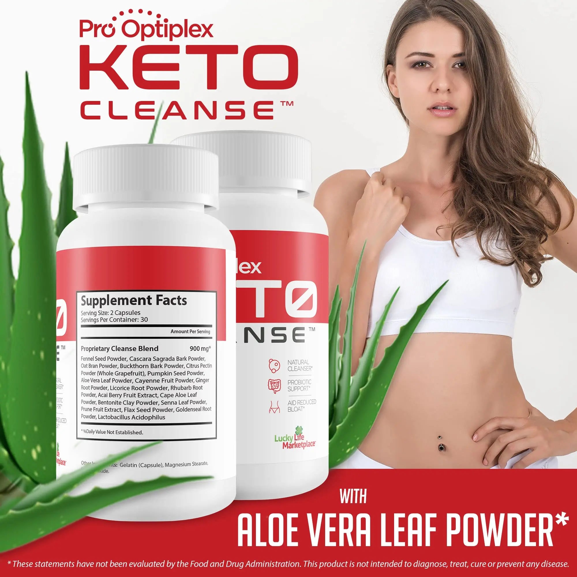 Pro Optiplex Keto Cleanse - Cleanse & Detox Naturally - Herbal Keto Cleanse with Probiotic healthsupps.co.uk Au supplements