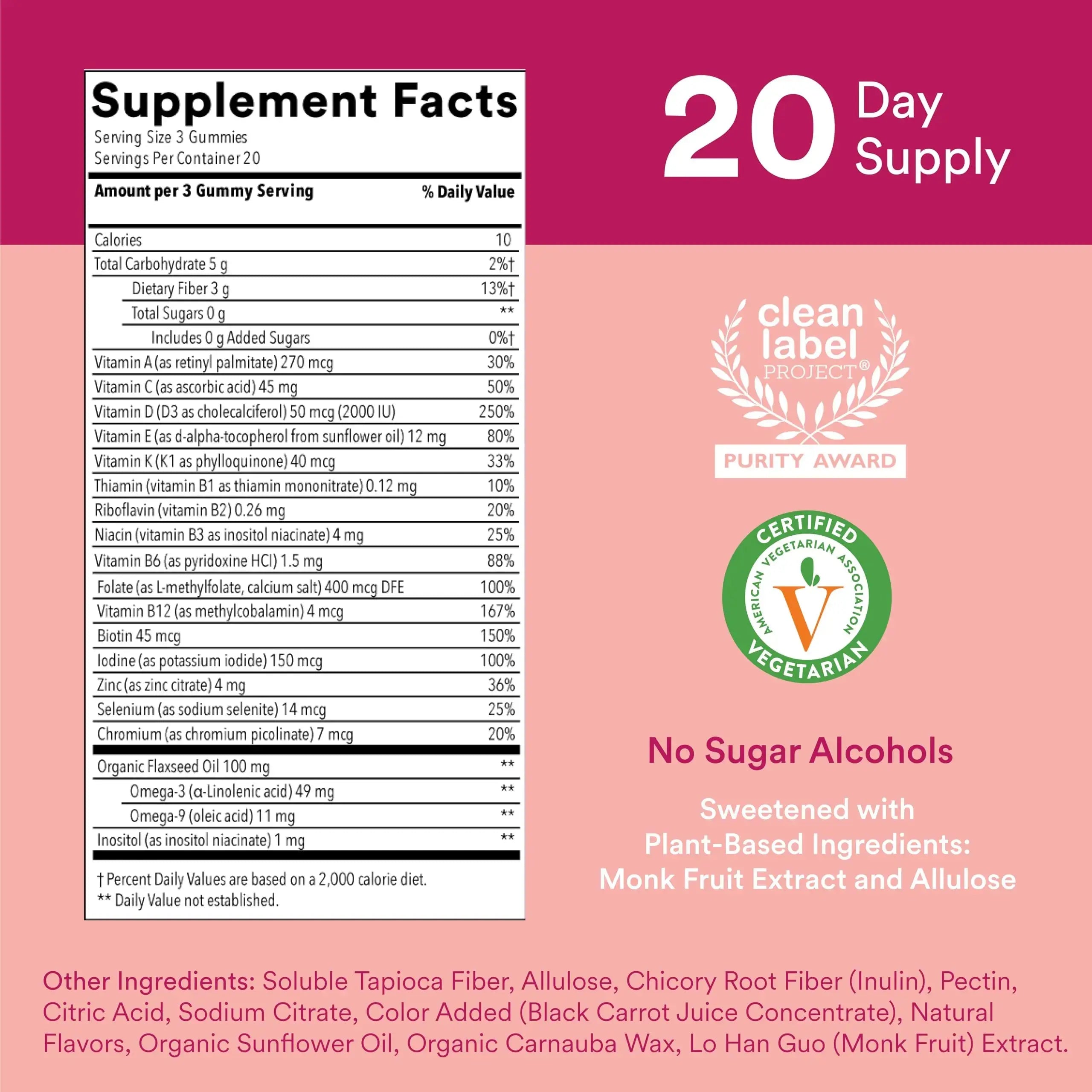 SmartyPants Kids Multivitamin Gummies 120 Count and Women's Multivitamin Gummies 60 Count Bundle SmartyPants Au supplements