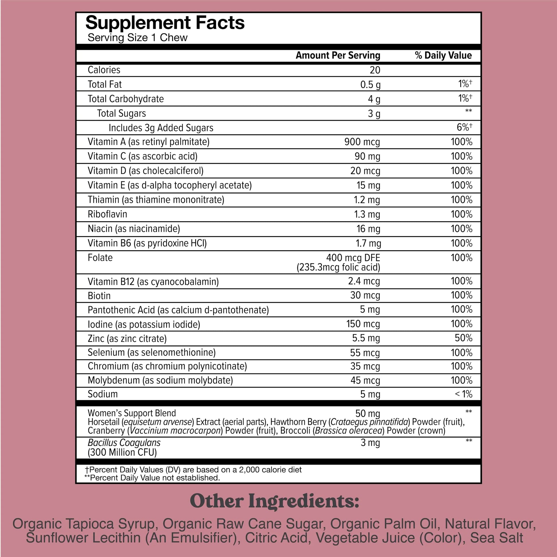 Chewsy Women's Multivitamin Chews, Immune & Energy Support, Vitamins C, B12, A, D, E CHEWSY Au supplements